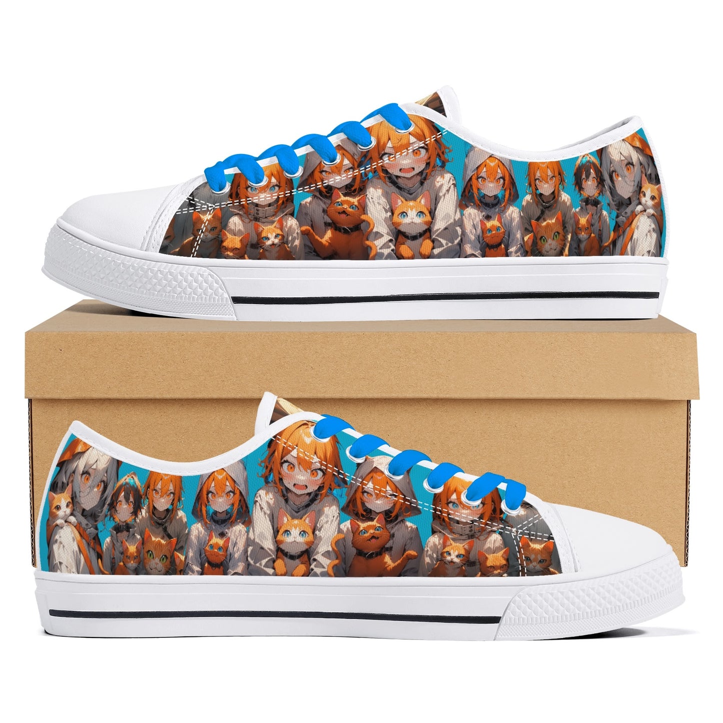Stand out with the Crazy Cat Lady Womens Low Top available at Hey Nugget. Grab yours today!