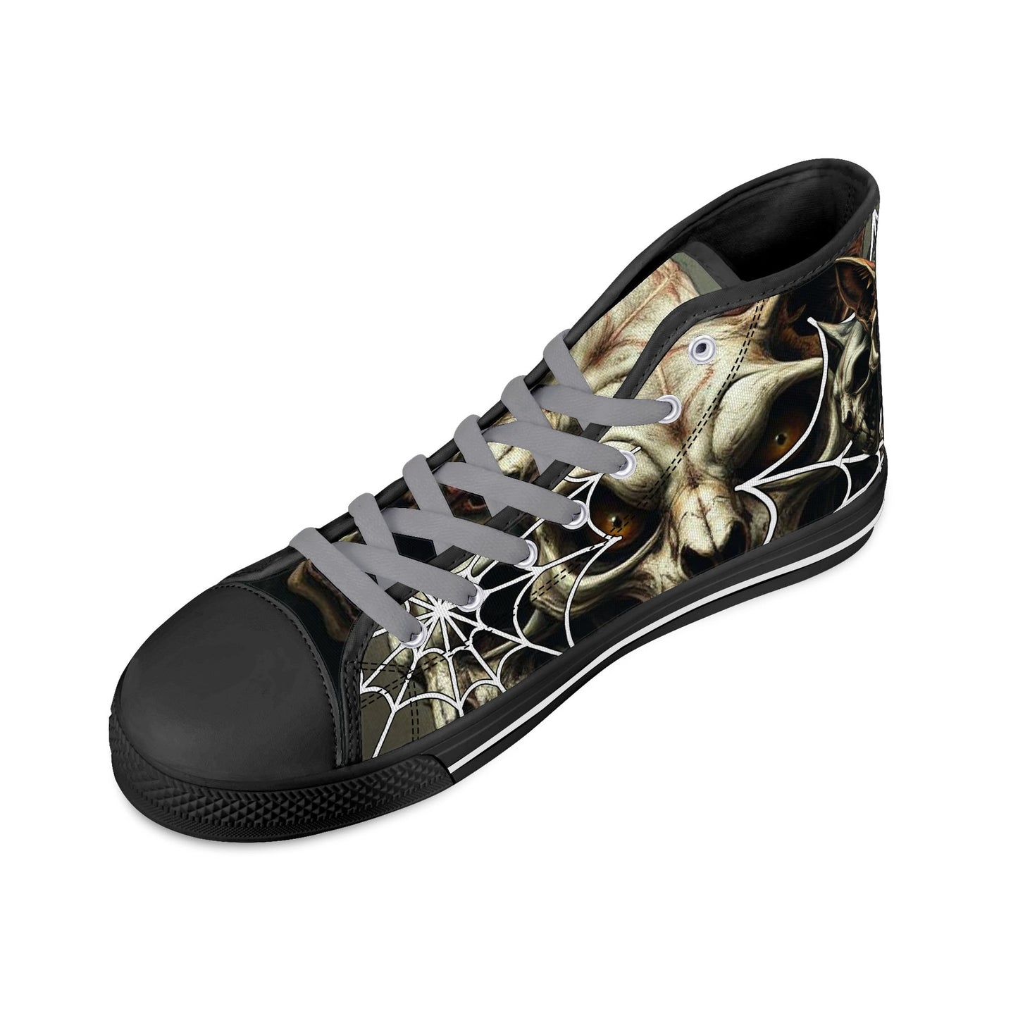 Stand out with the Meow All Evil Mens High Top Canvas Shoes available at Hey Nugget. Grab yours today!