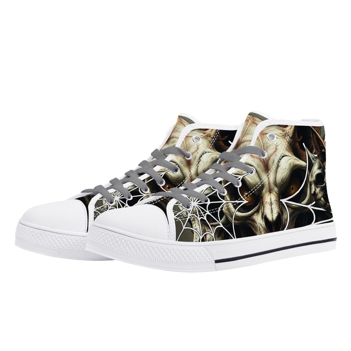 Stand out with the Meow All Evil Mens High Top Canvas Shoes available at Hey Nugget. Grab yours today!