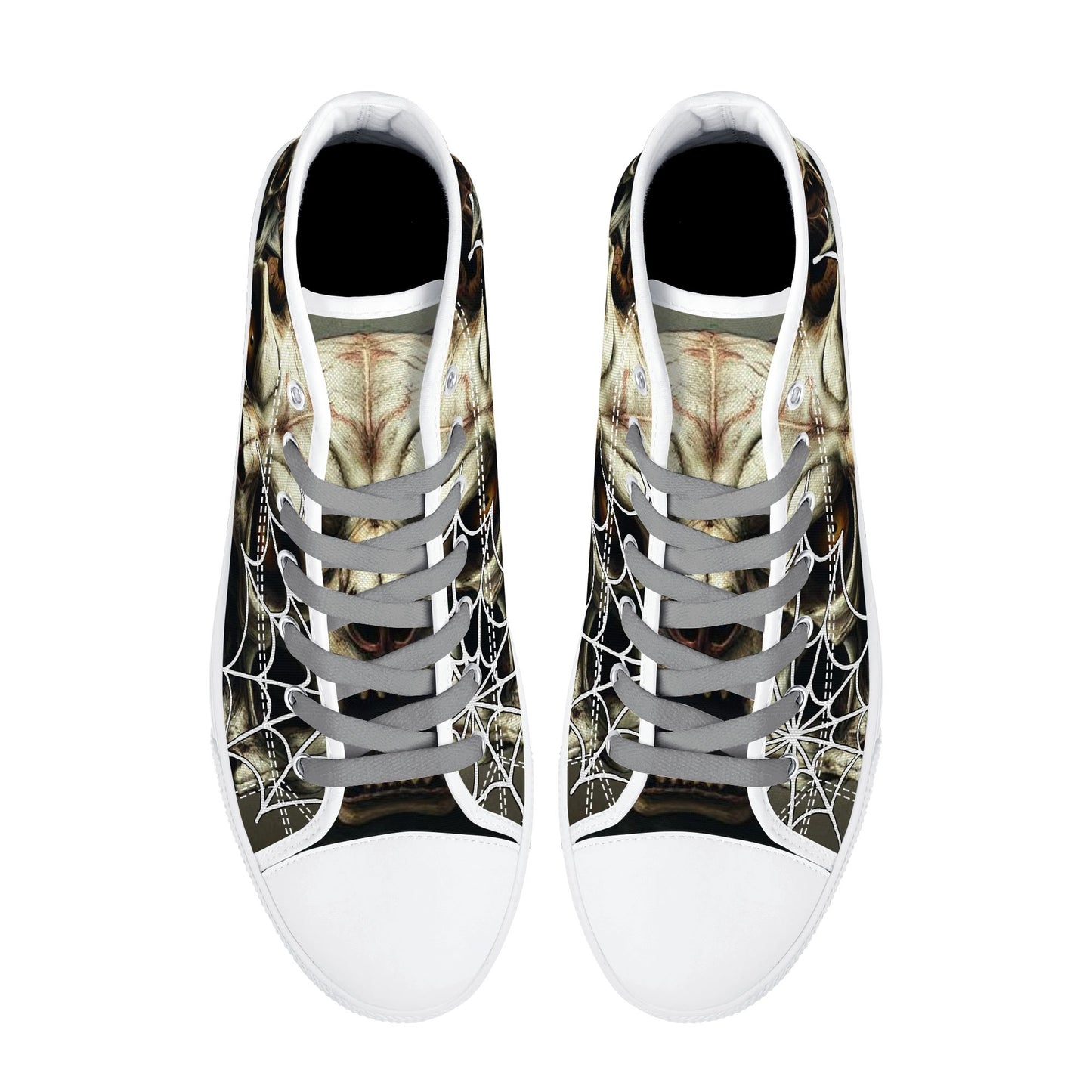 Stand out with the Meow All Evil Mens High Top Canvas Shoes available at Hey Nugget. Grab yours today!