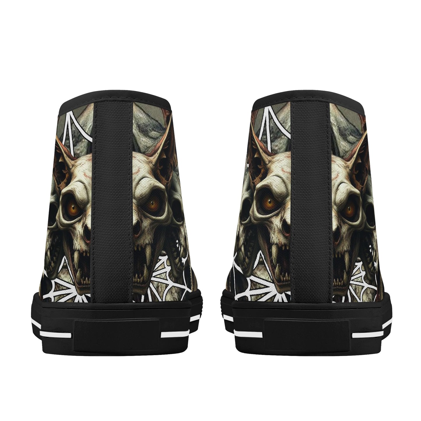 Stand out with the Meow All Evil Womens High Top Canvas Shoes available at Hey Nugget. Grab yours today!
