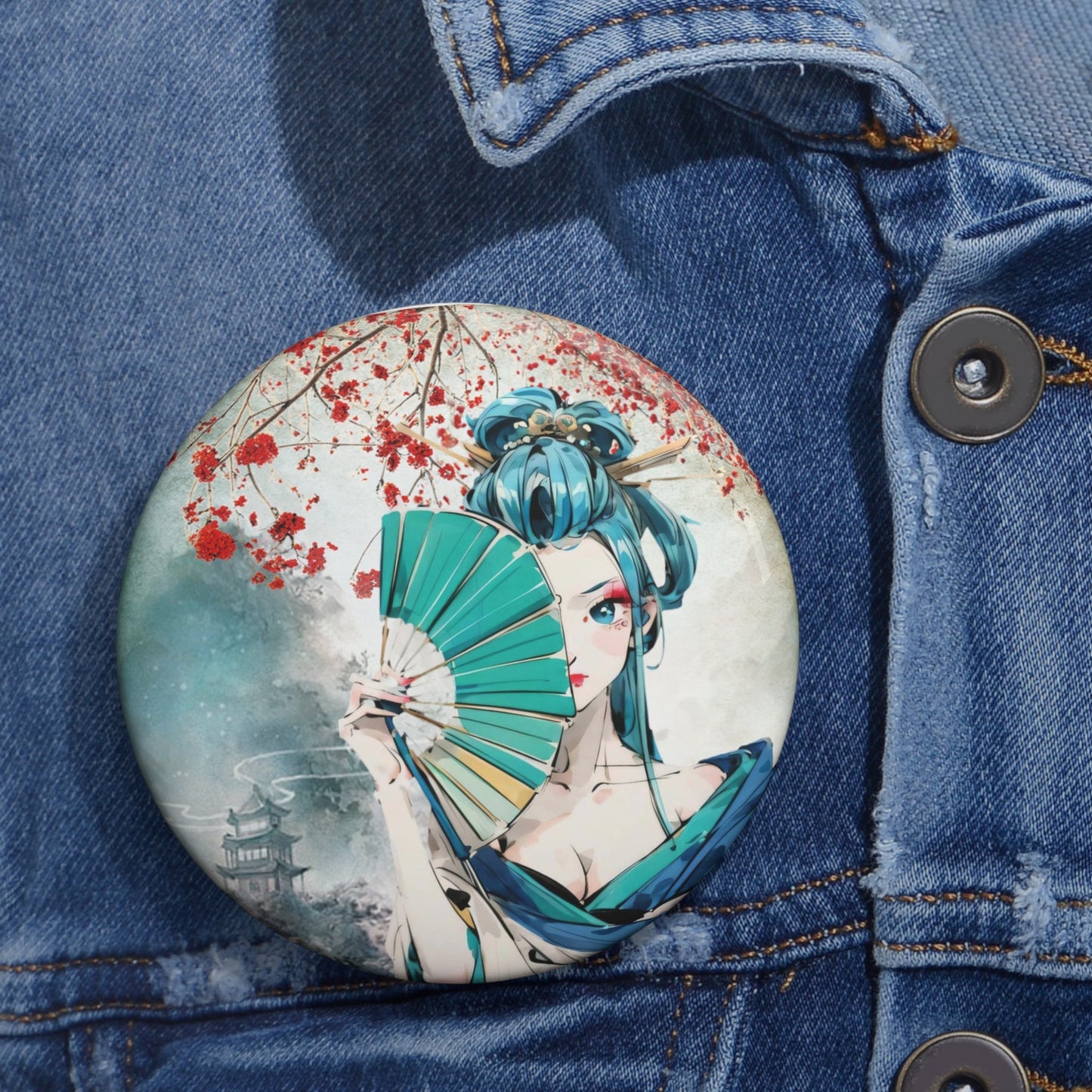 Stand out with the Tokyo Pin Buttons available at Hey Nugget. Grab yours today!