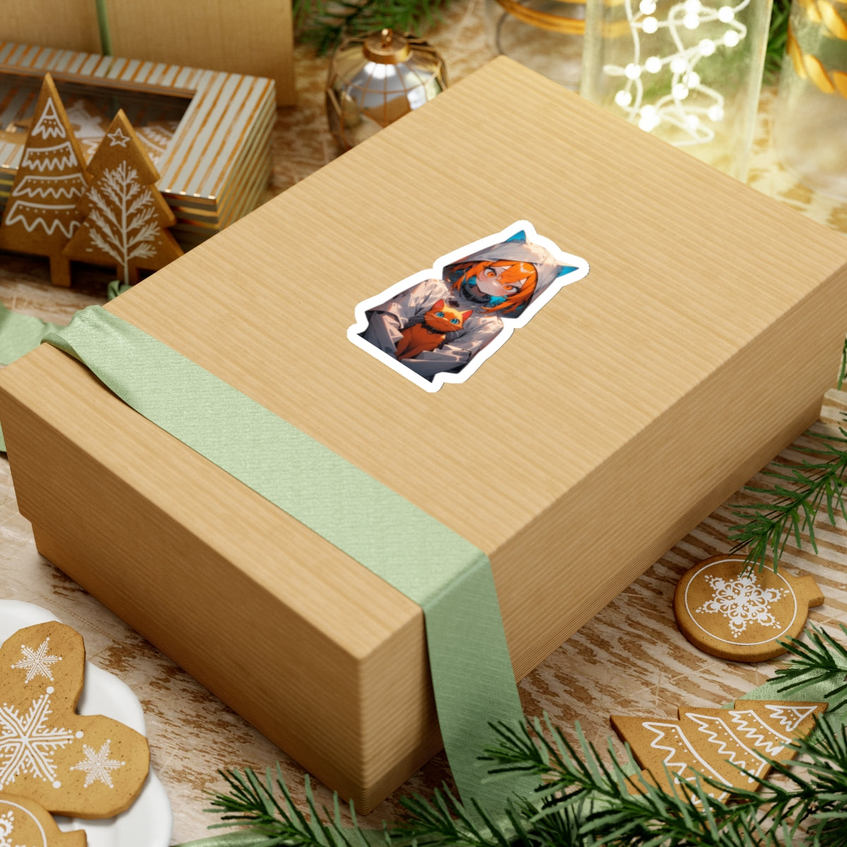 Stand out with the Crazy Cat Stickers available at Hey Nugget. Grab yours today!
