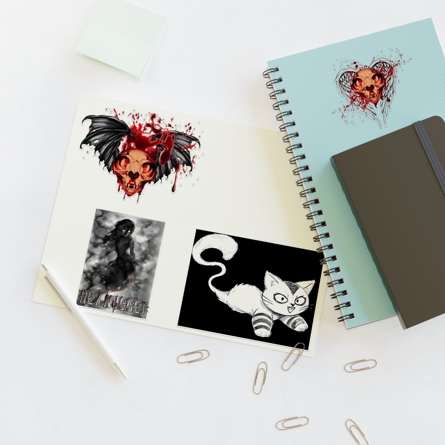 Stand out with the Nuggieween 23 Sticker Sheets available at Hey Nugget. Grab yours today!
