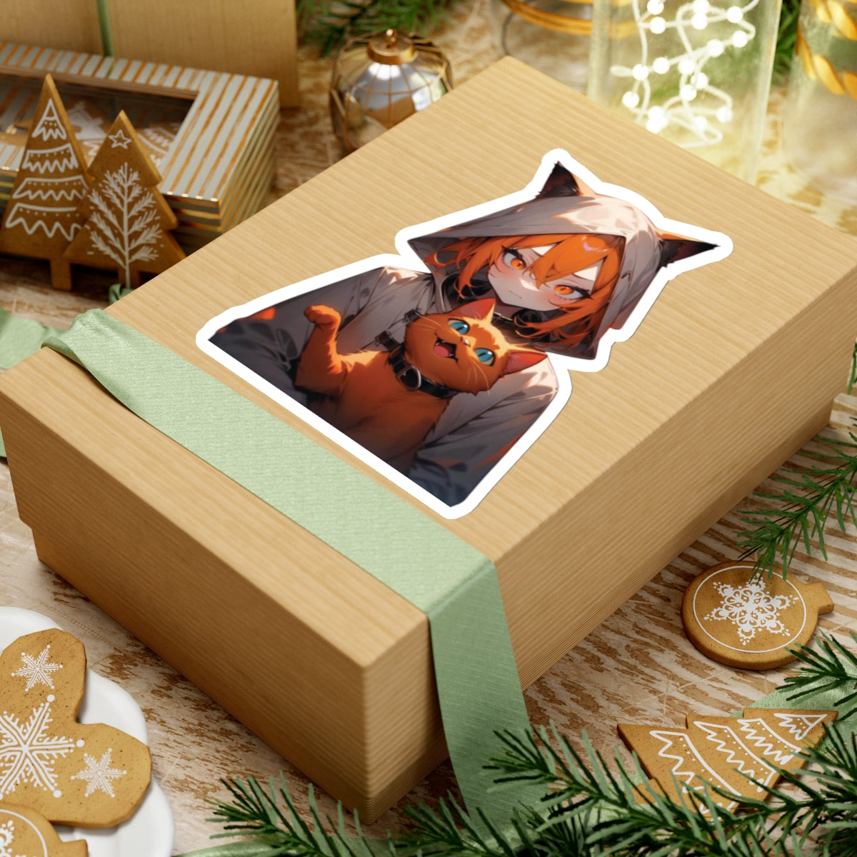 Stand out with the Crazy Cat Stickers available at Hey Nugget. Grab yours today!