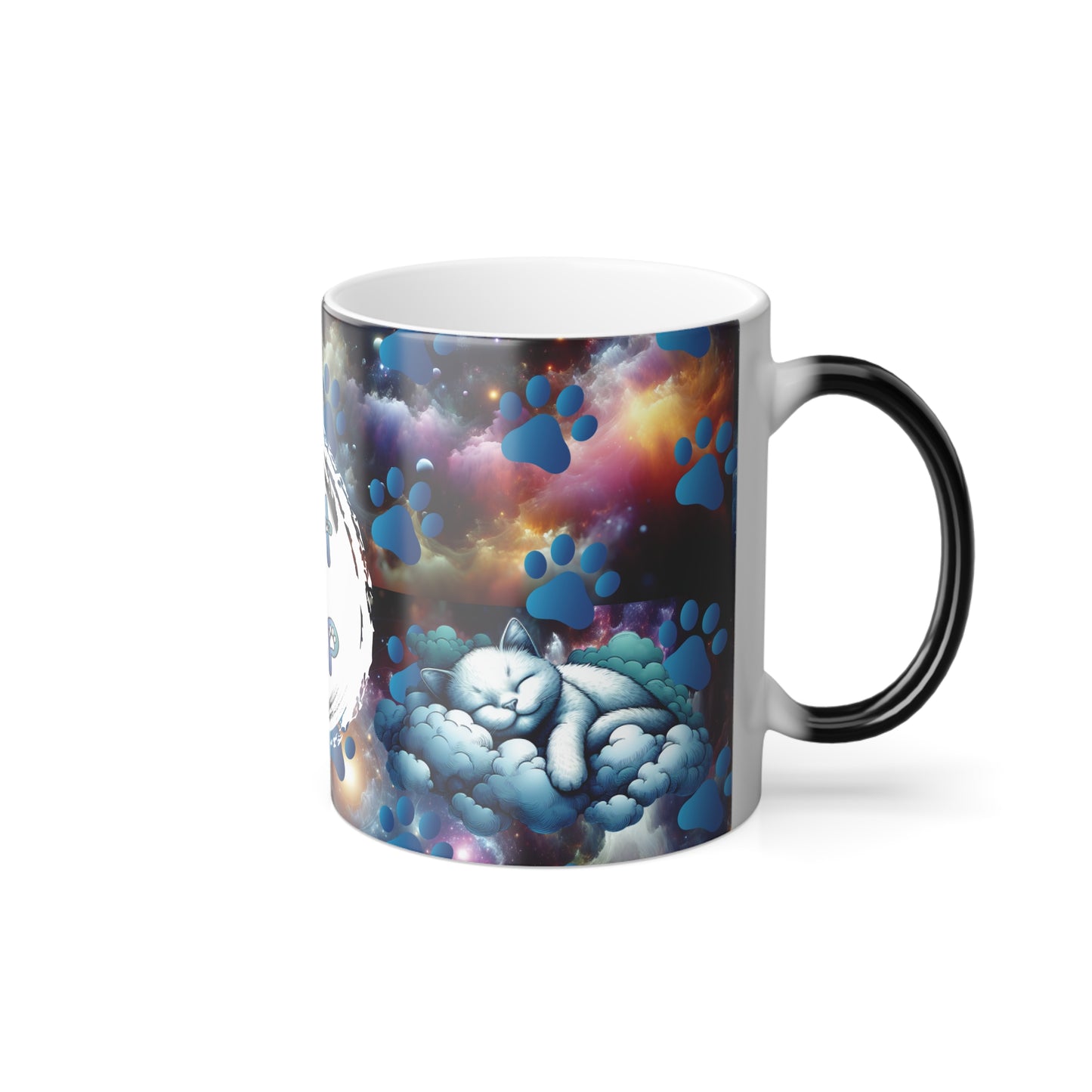 Stand out with the Cat Nap Color Morphing Mug, 11oz available at Hey Nugget. Grab yours today!