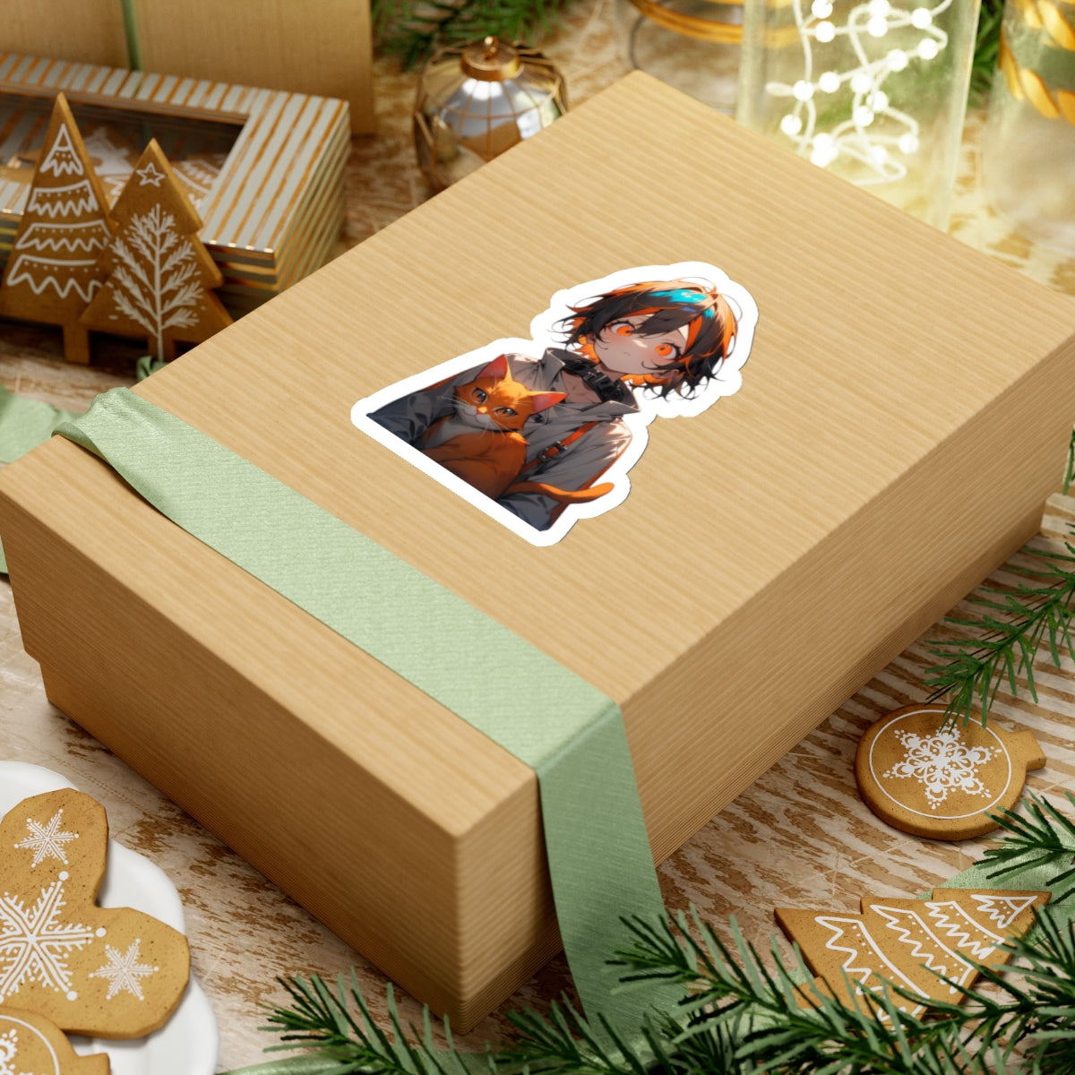 Stand out with the Crazy Cat Stickers available at Hey Nugget. Grab yours today!