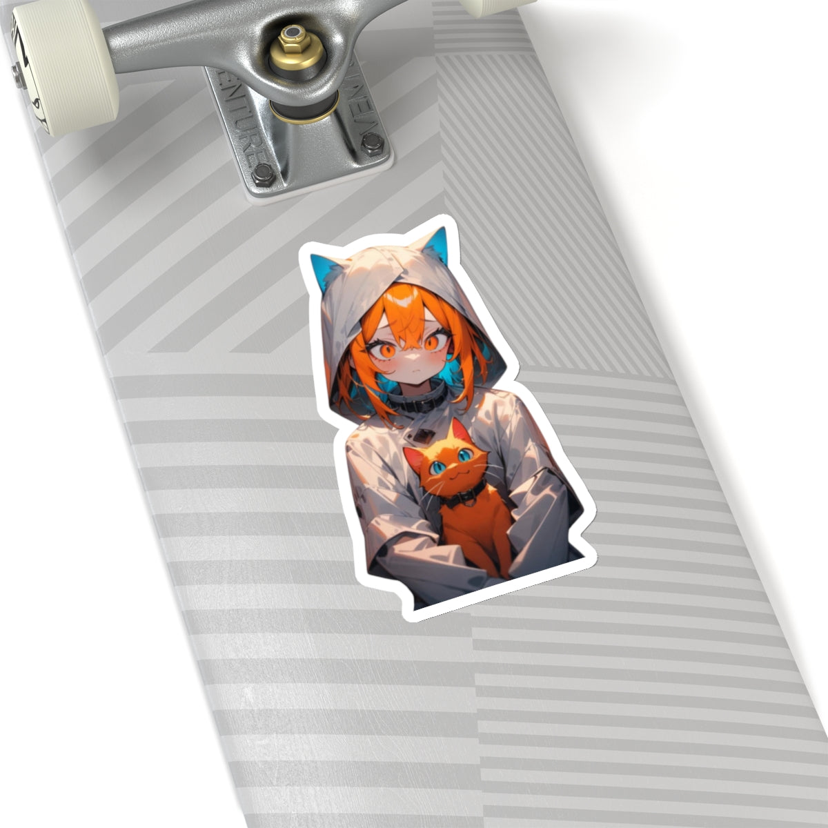 Stand out with the Crazy Cat Stickers available at Hey Nugget. Grab yours today!