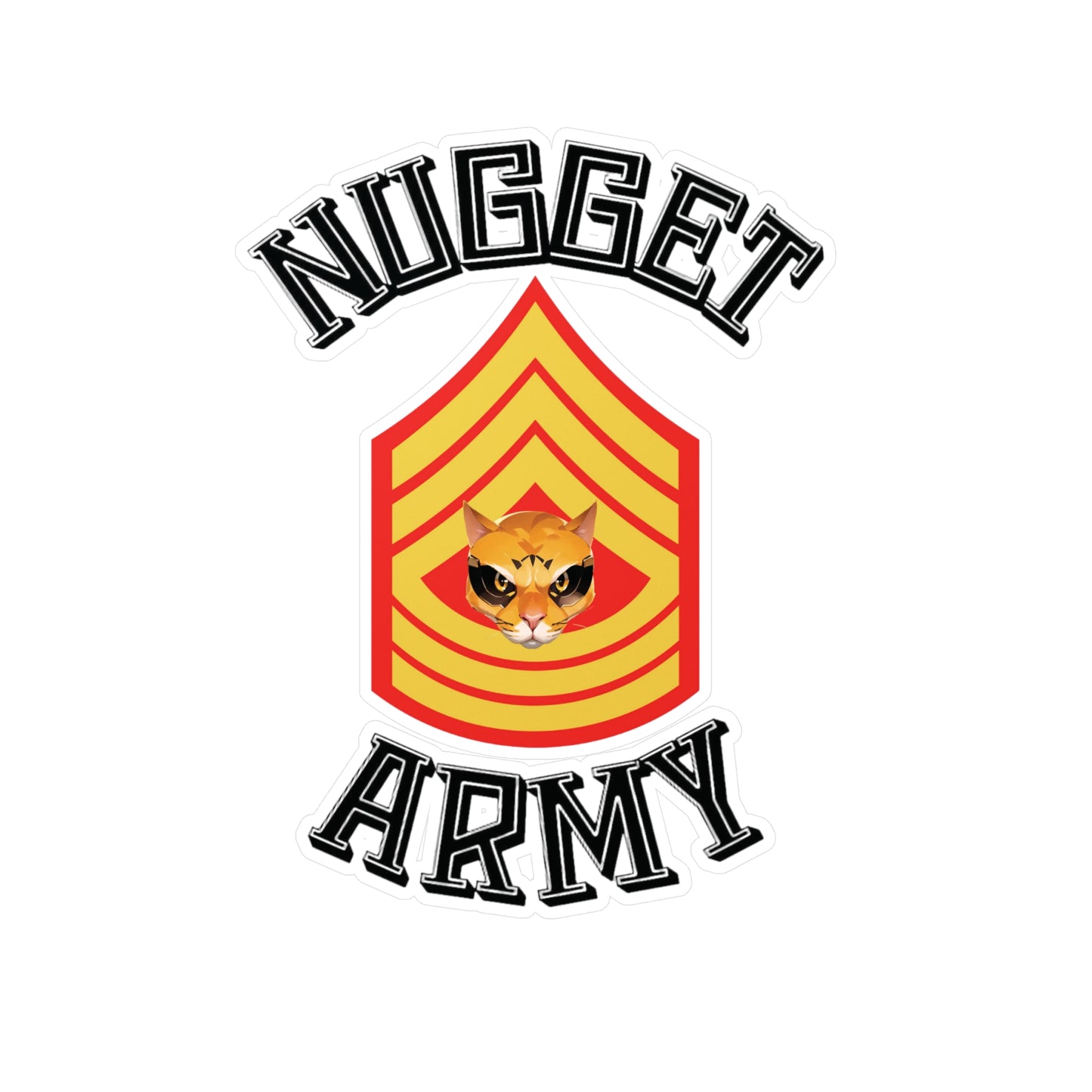 Stand out with the Nugget Army available at Hey Nugget. Grab yours today!