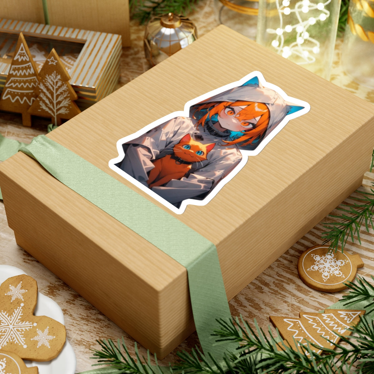Stand out with the Crazy Cat Stickers available at Hey Nugget. Grab yours today!