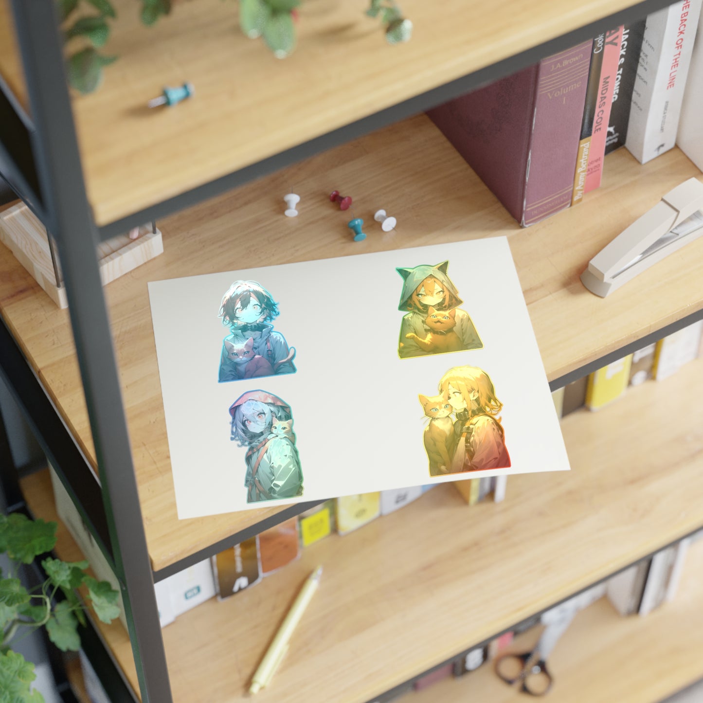 Stand out with the Crazy Cat Sticker Sheets available at Hey Nugget. Grab yours today!