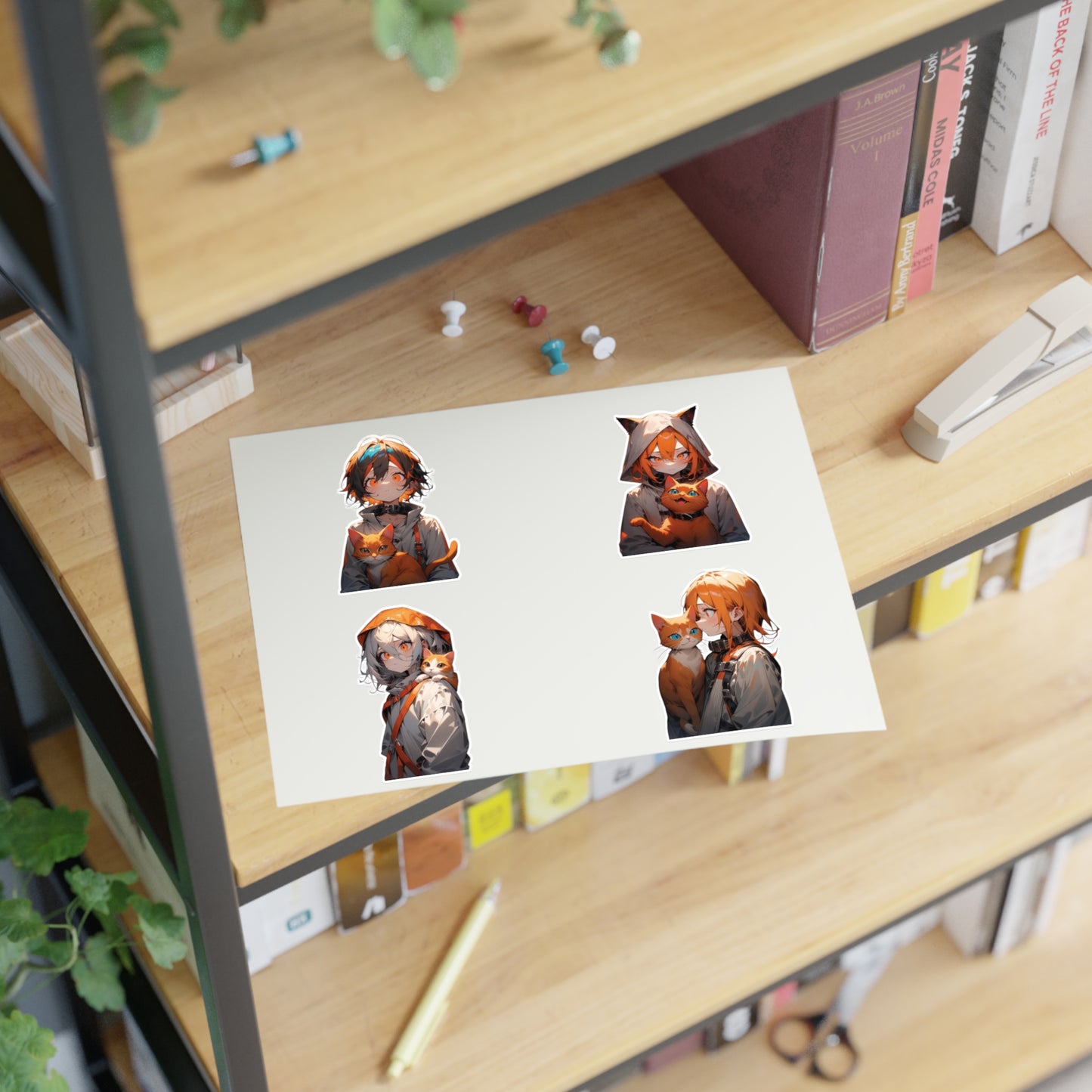 Stand out with the Crazy Cat Sticker Sheets available at Hey Nugget. Grab yours today!