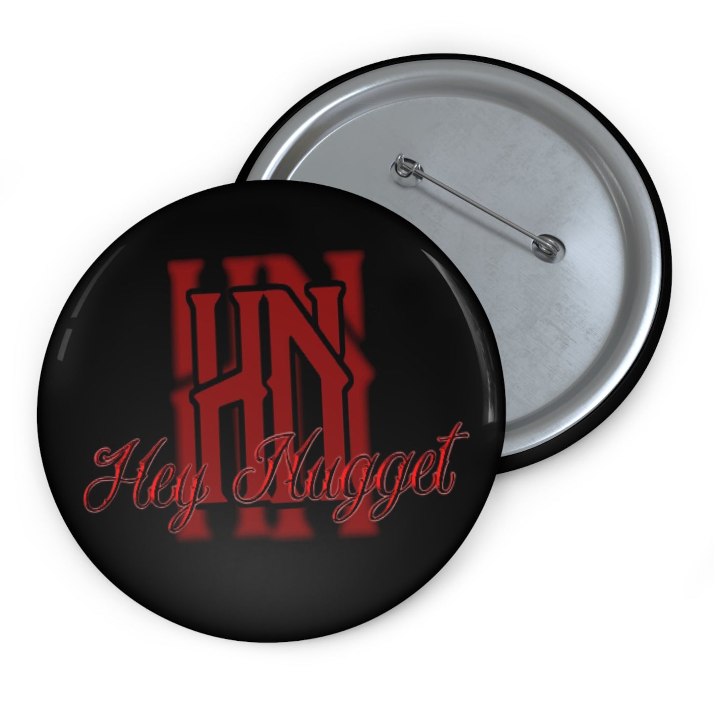 Stand out with the HN Pin Buttons available at Hey Nugget. Grab yours today!