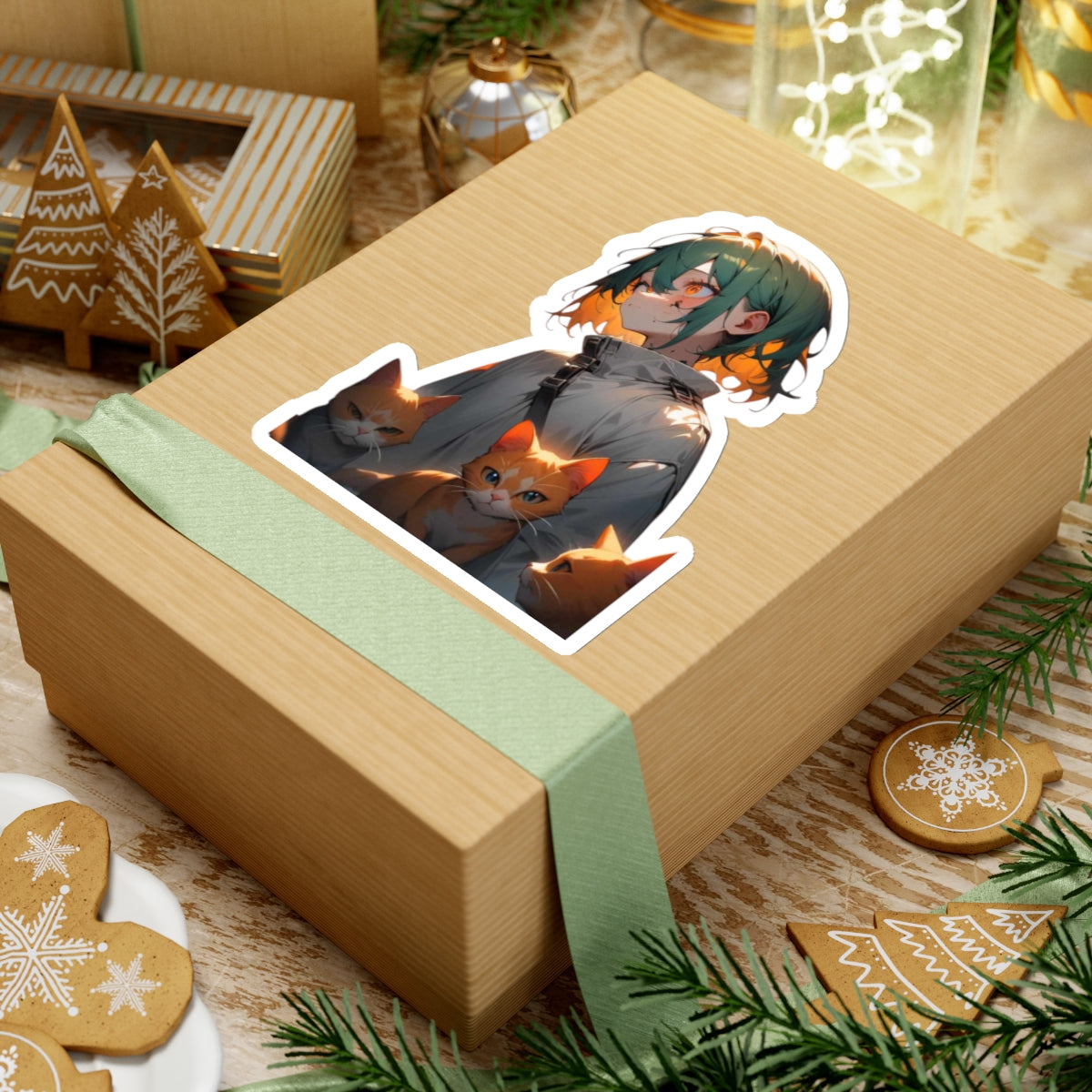 Stand out with the Crazy Cat Stickers available at Hey Nugget. Grab yours today!