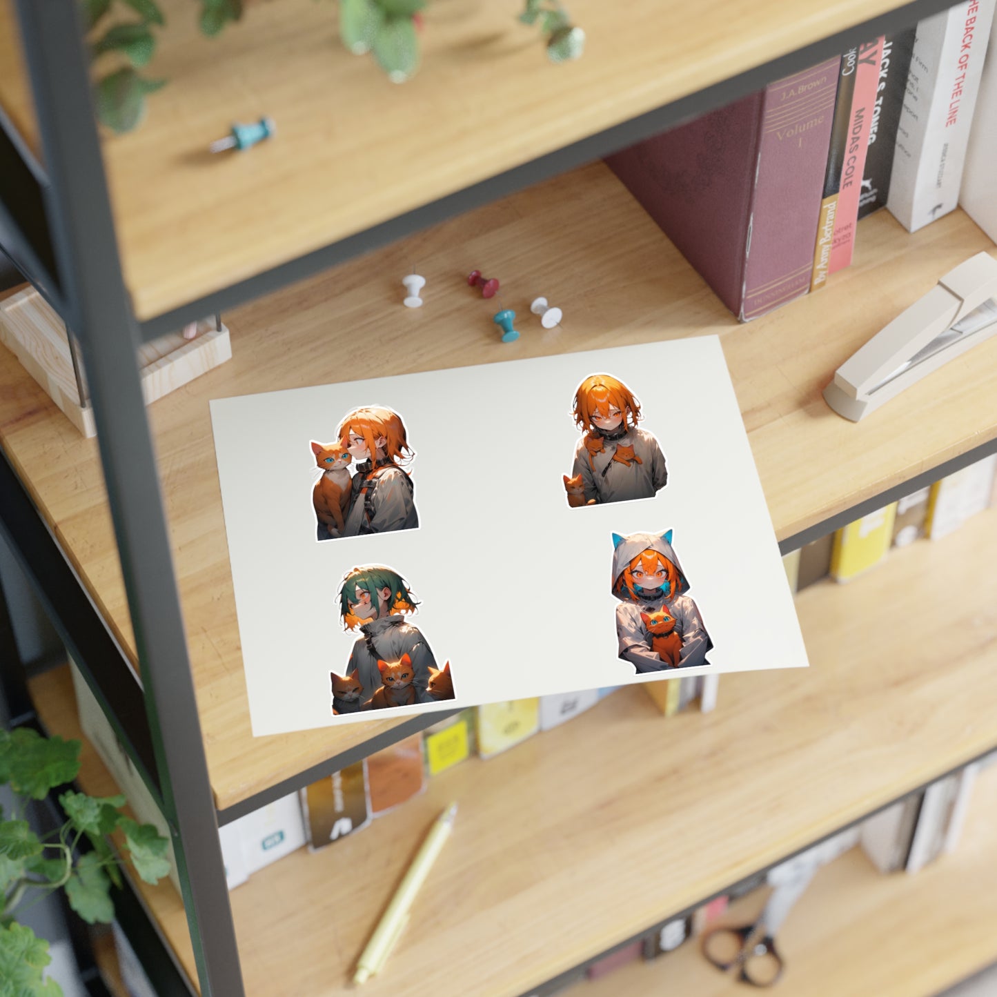 Stand out with the Crazy Cat Sticker Sheets available at Hey Nugget. Grab yours today!