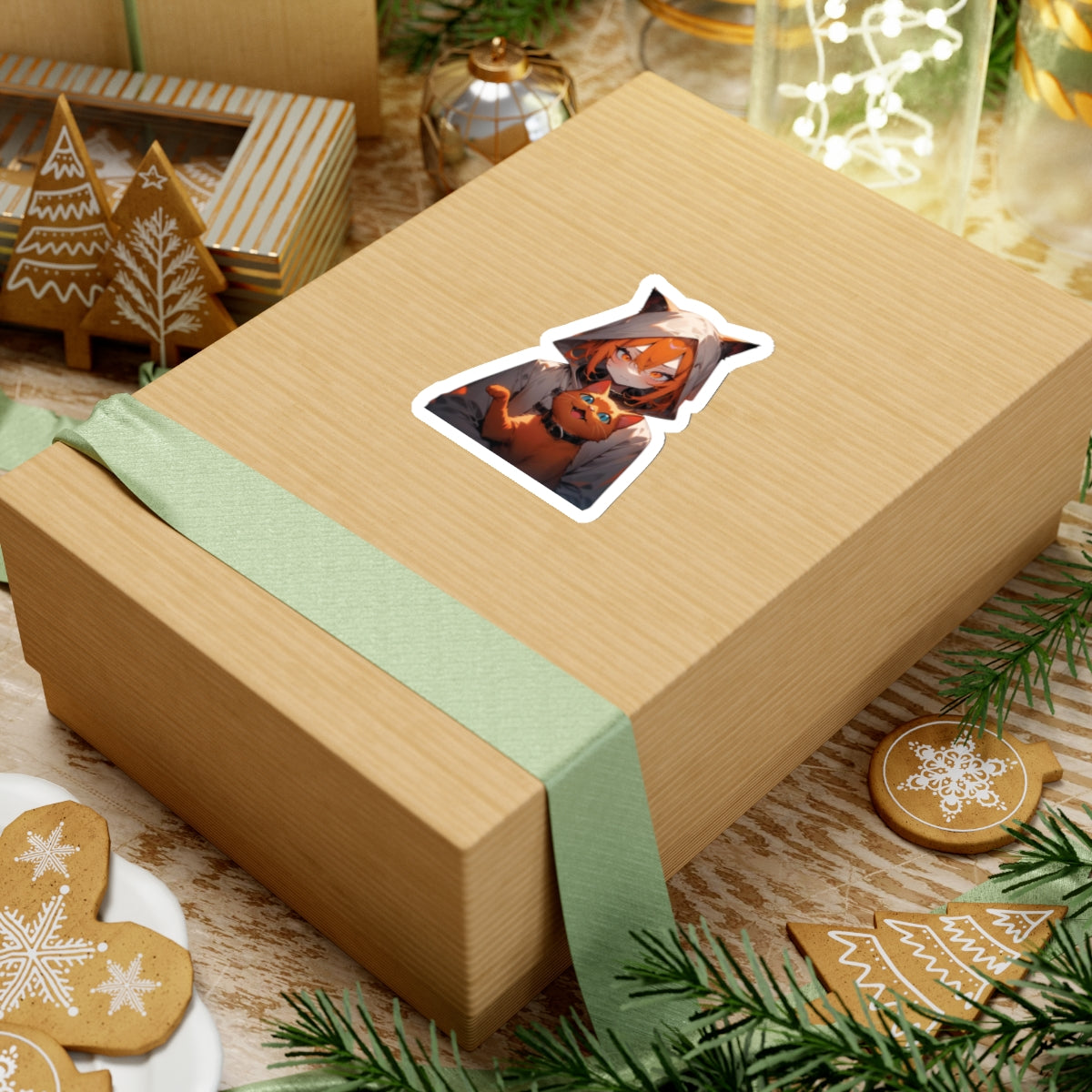 Stand out with the Crazy Cat Stickers available at Hey Nugget. Grab yours today!
