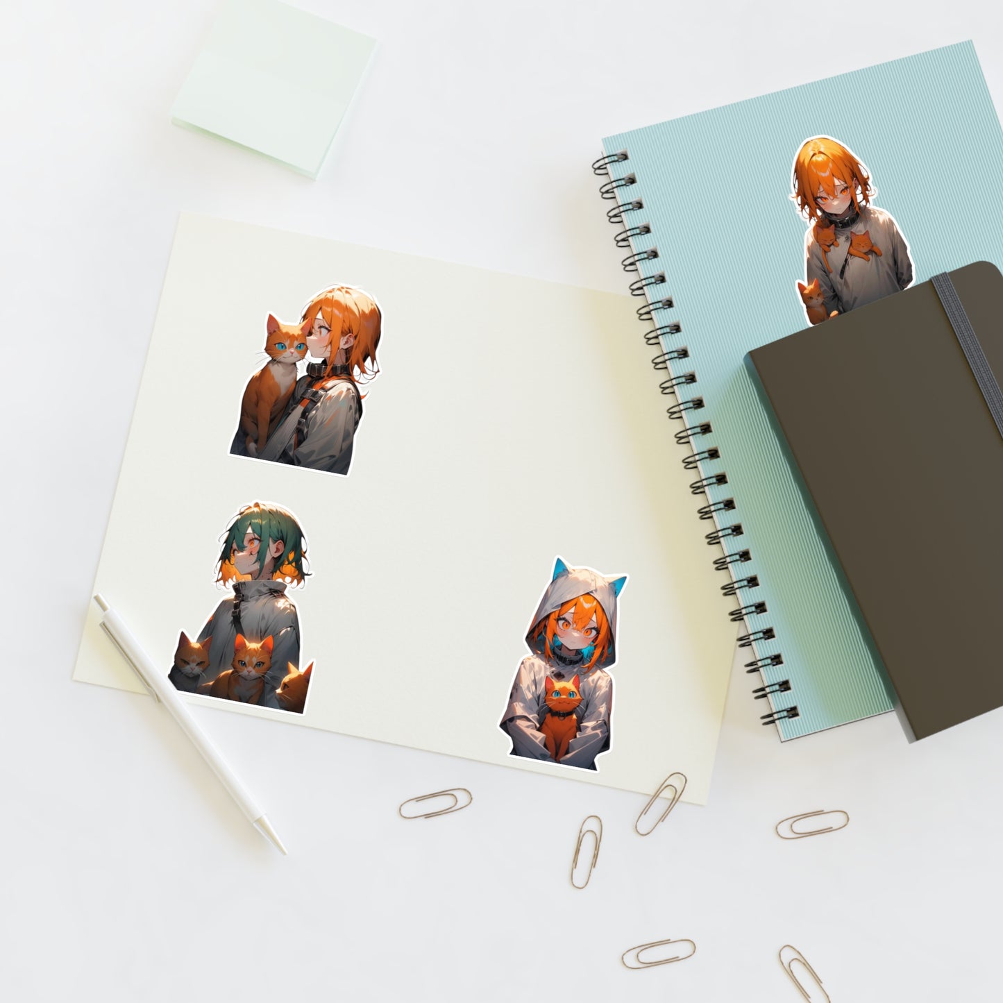 Stand out with the Crazy Cat Sticker Sheets available at Hey Nugget. Grab yours today!