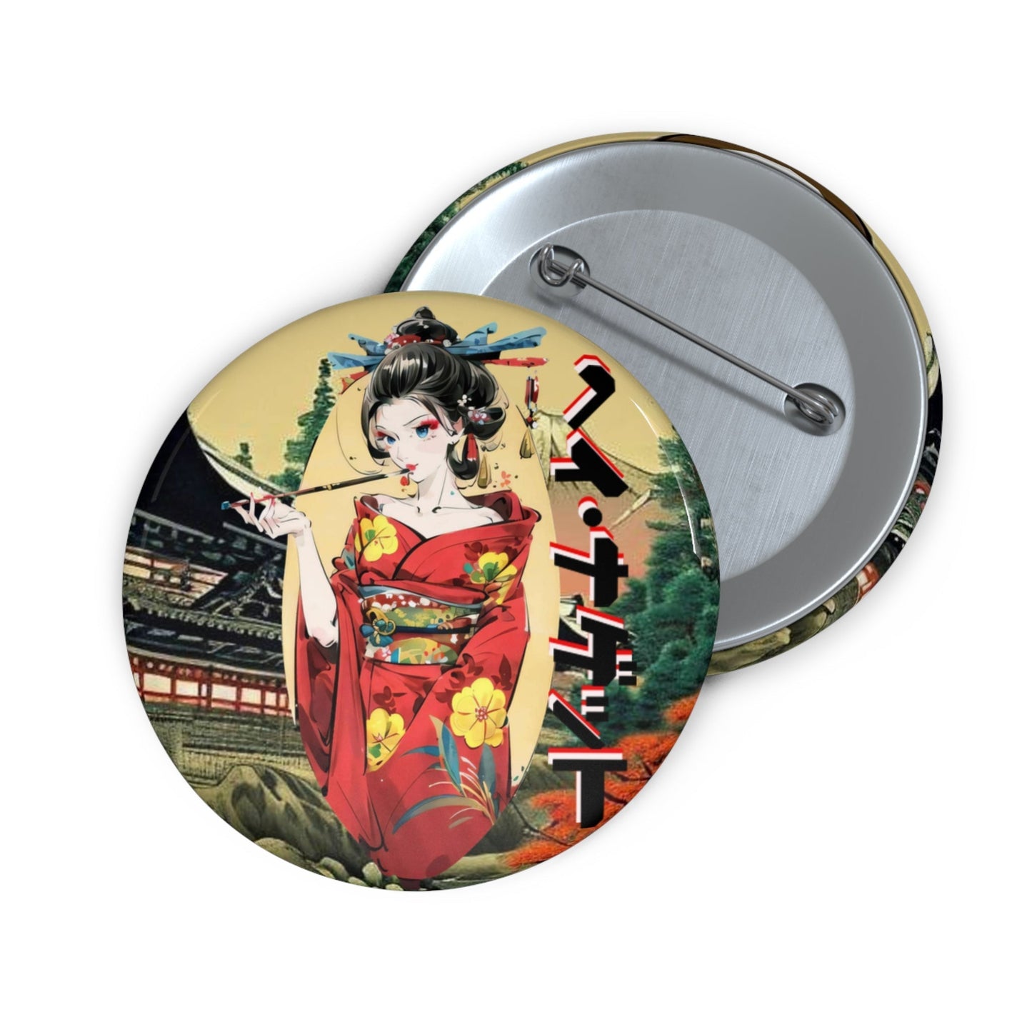 Stand out with the Tokyo Pin Buttons available at Hey Nugget. Grab yours today!