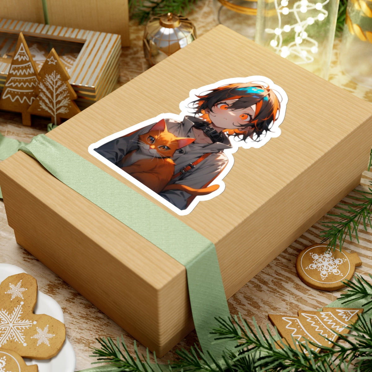 Stand out with the Crazy Cat Stickers available at Hey Nugget. Grab yours today!