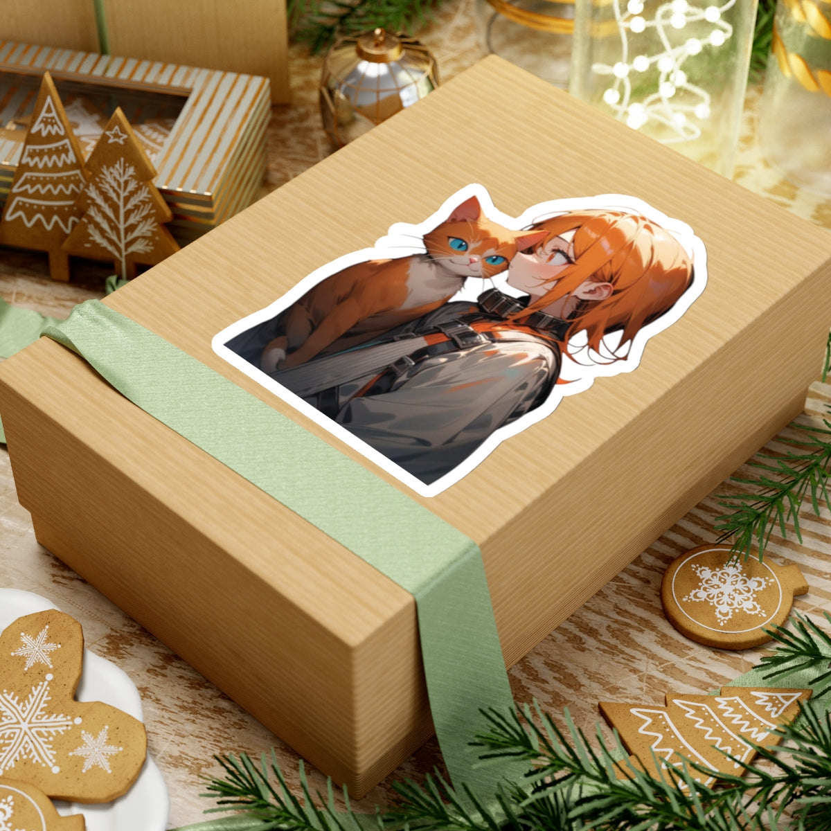 Stand out with the Crazy Cat Stickers available at Hey Nugget. Grab yours today!