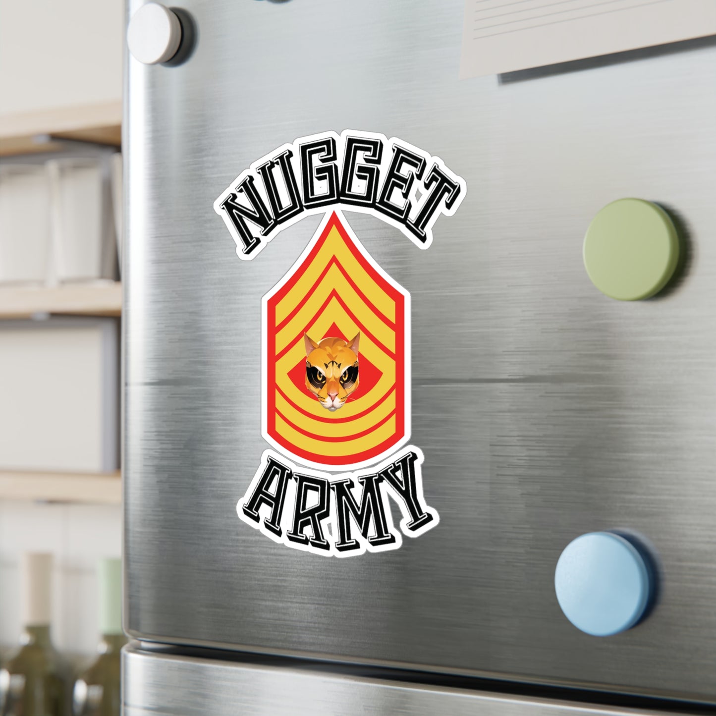 Stand out with the Nugget Army available at Hey Nugget. Grab yours today!