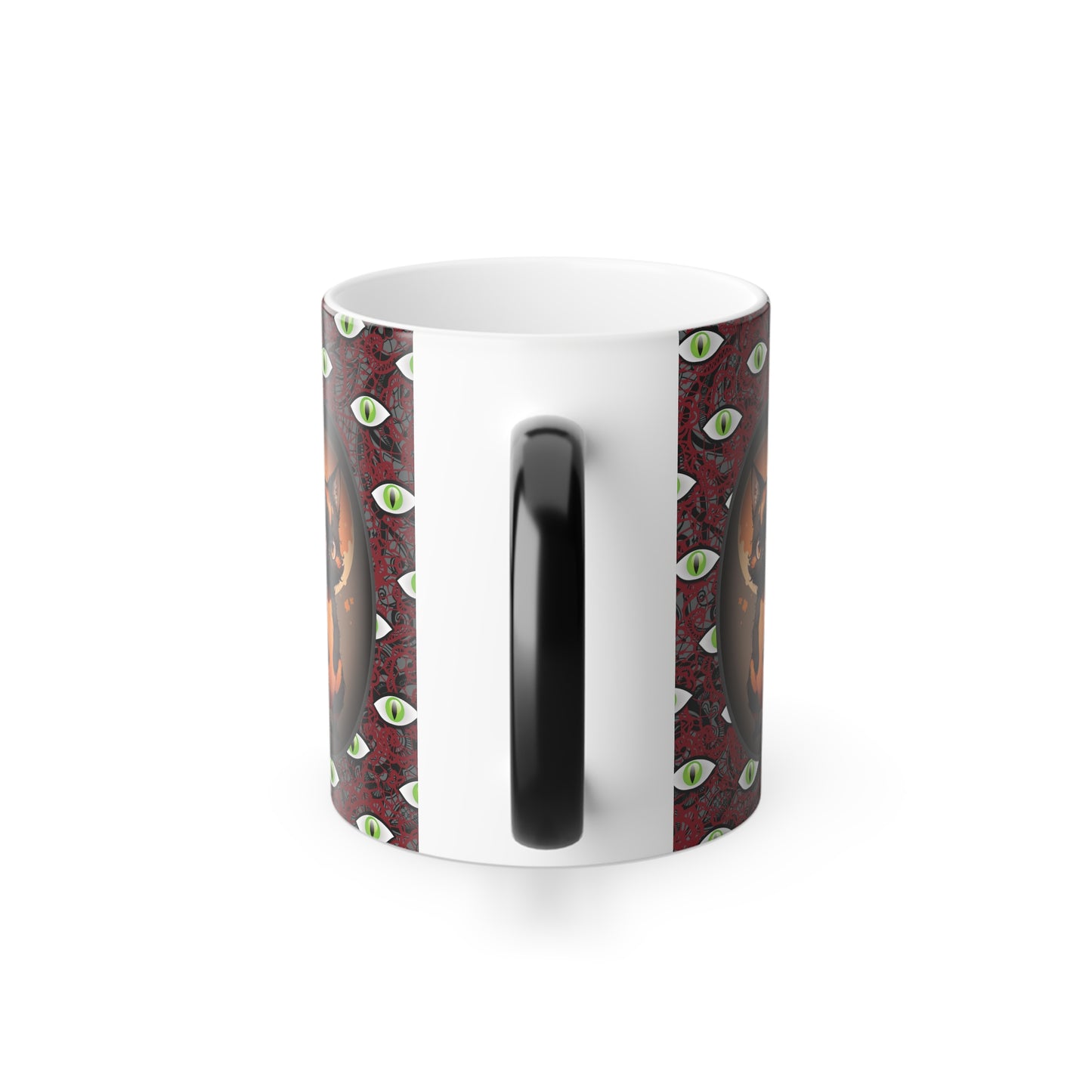 Stand out with the Black Cat Chaos Color Morphing Mug, 11oz available at Hey Nugget. Grab yours today!