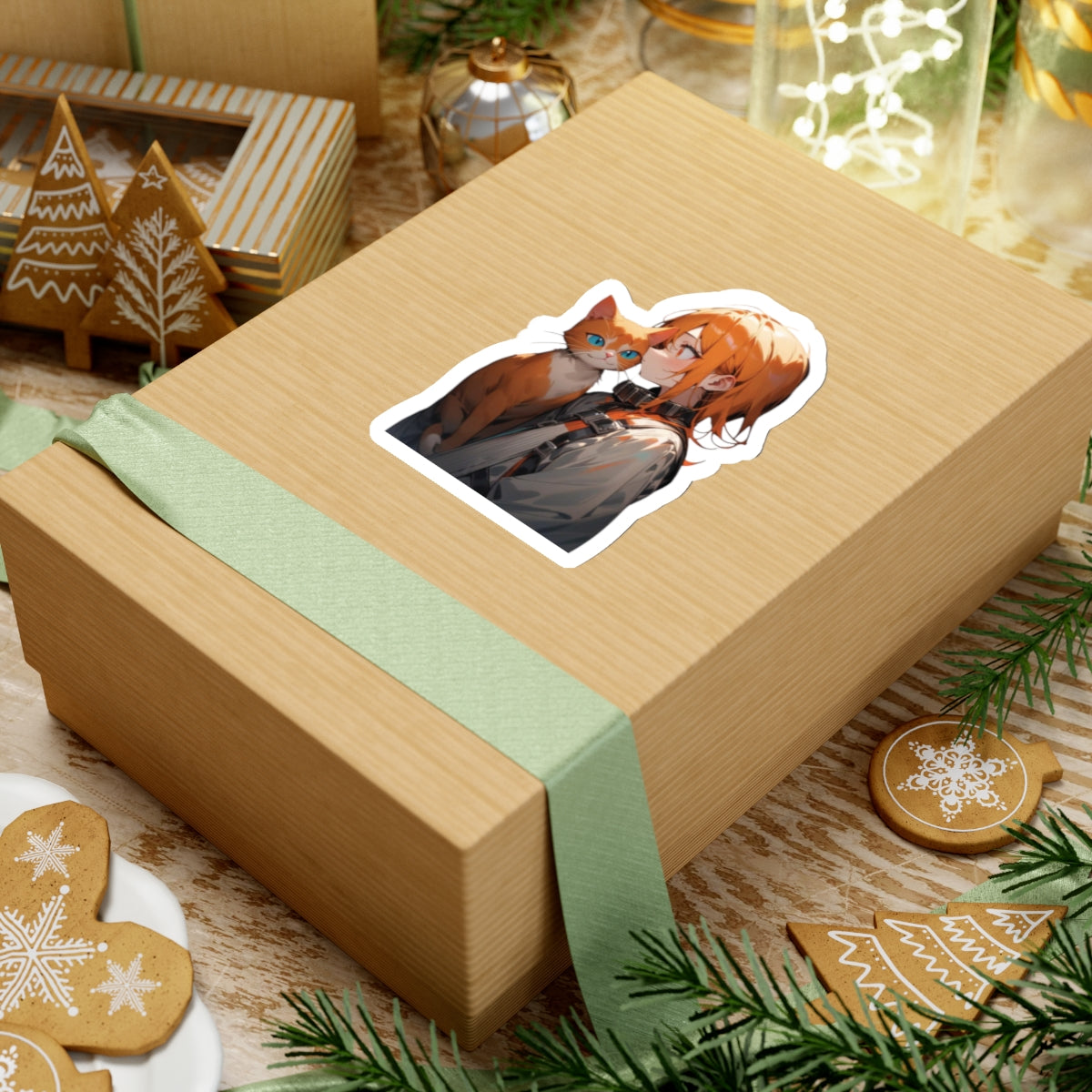 Stand out with the Crazy Cat Stickers available at Hey Nugget. Grab yours today!