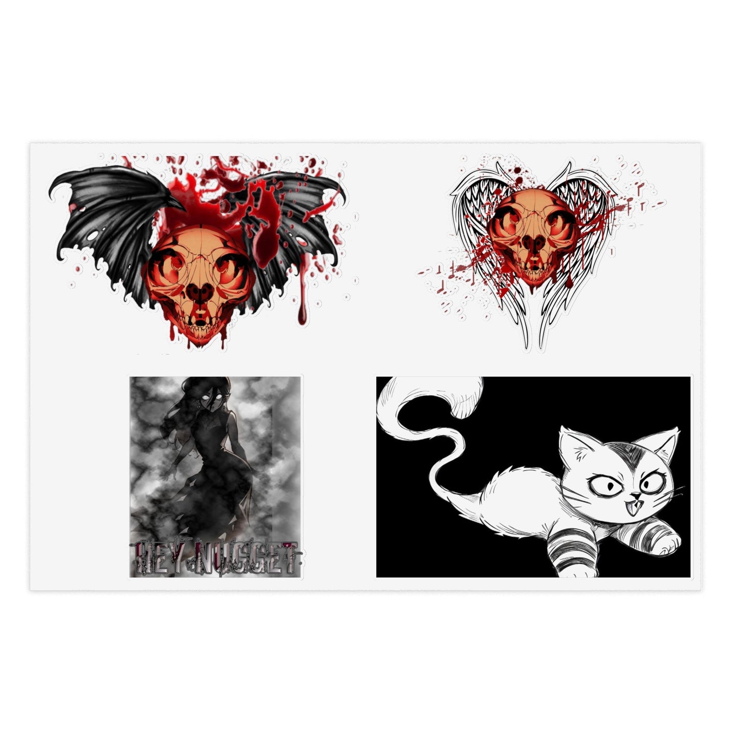 Stand out with the Nuggieween 23 Sticker Sheets available at Hey Nugget. Grab yours today!