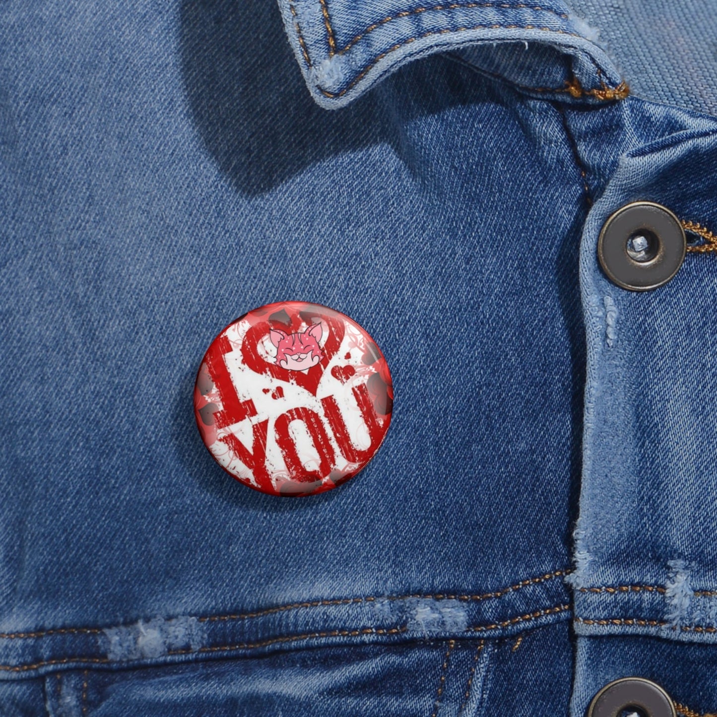 Stand out with the Nuggntine Pin Buttons available at Hey Nugget. Grab yours today!