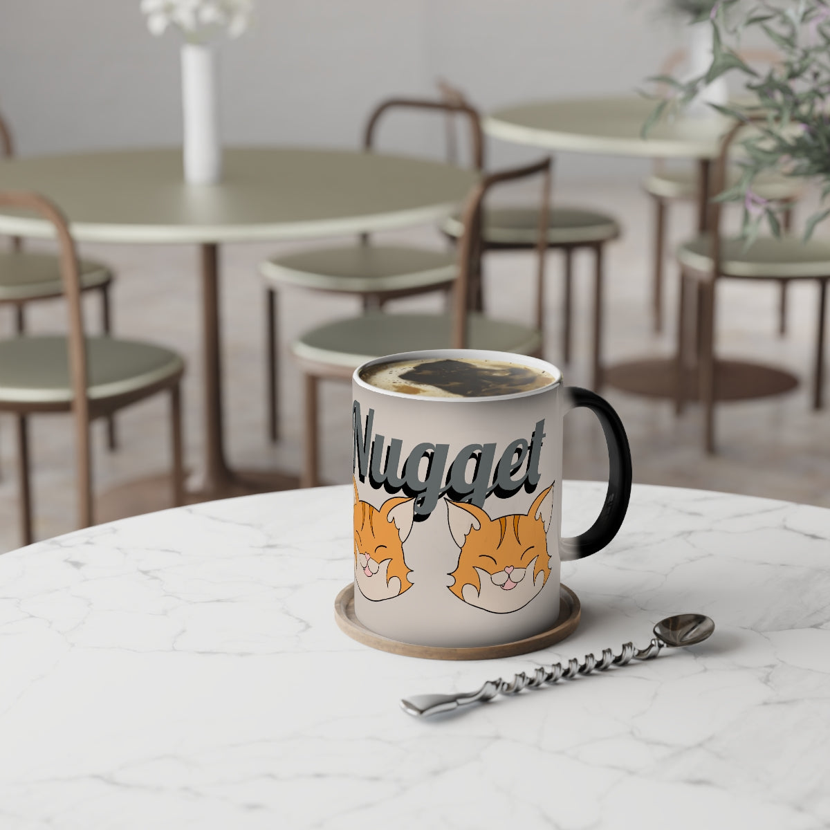 Stand out with the Color-Changing Mug, 11oz available at Hey Nugget. Grab yours today!