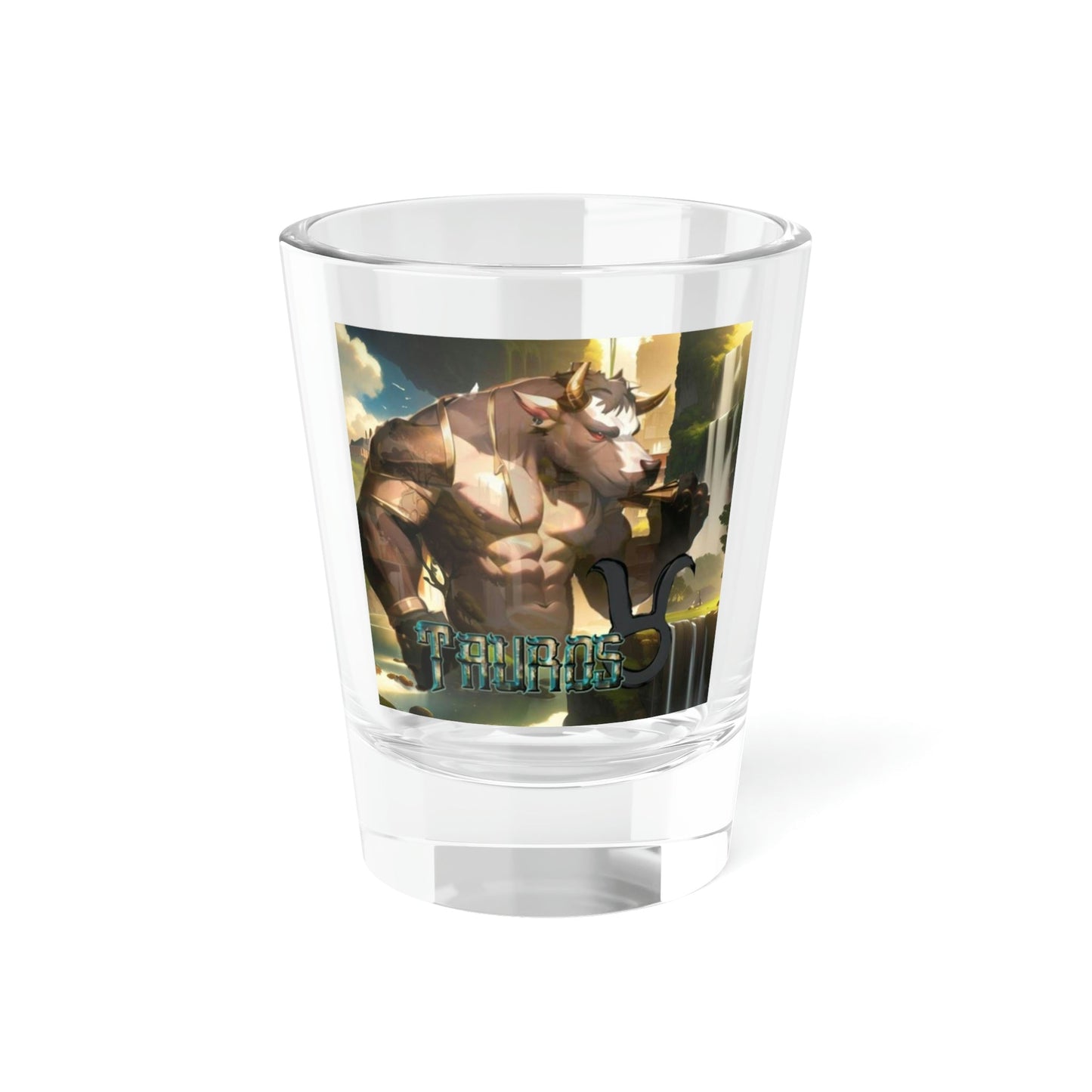 Stand out with the zodiac Tauros Shot Glass, 1.5oz available at Hey Nugget. Grab yours today!
