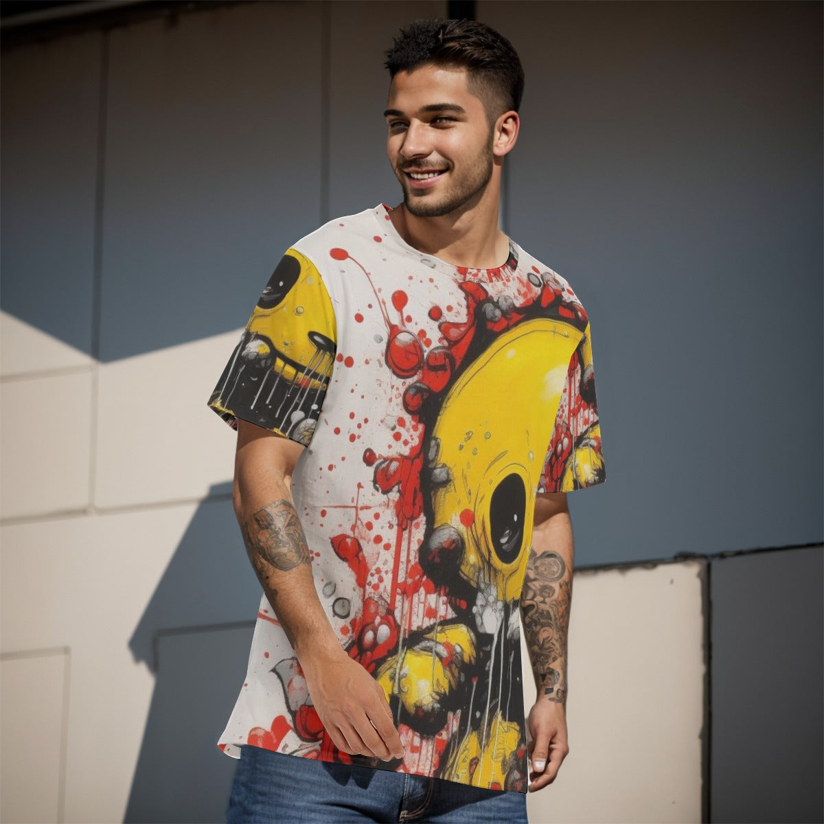 Stand out with the street style Men's T-Shirt available at Hey Nugget. Grab yours today!
