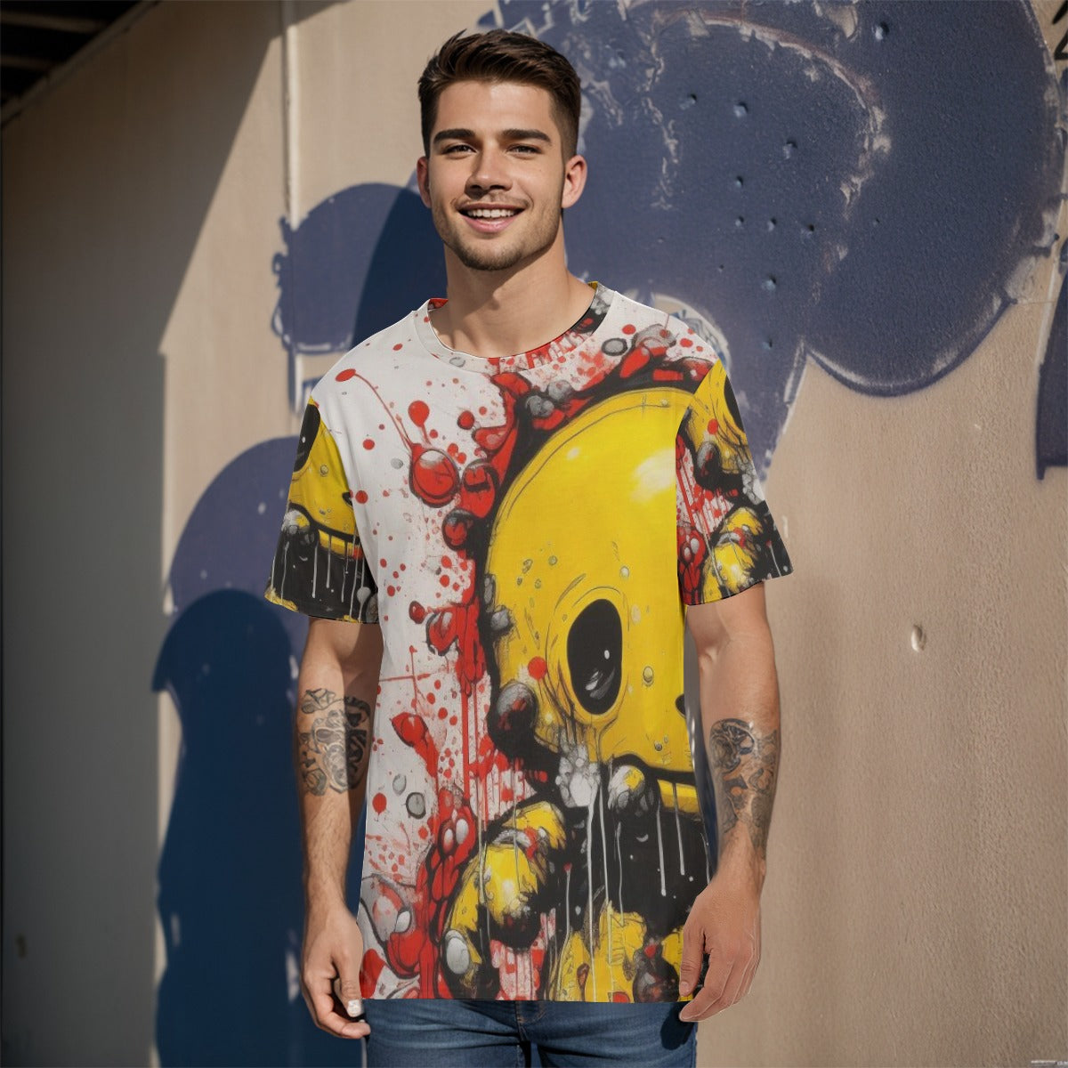 Stand out with the street style Men's T-Shirt available at Hey Nugget. Grab yours today!