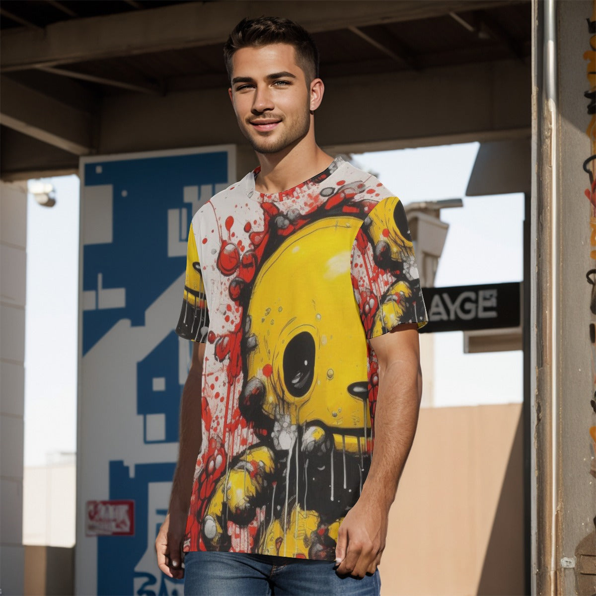 Stand out with the street style Men's T-Shirt available at Hey Nugget. Grab yours today!