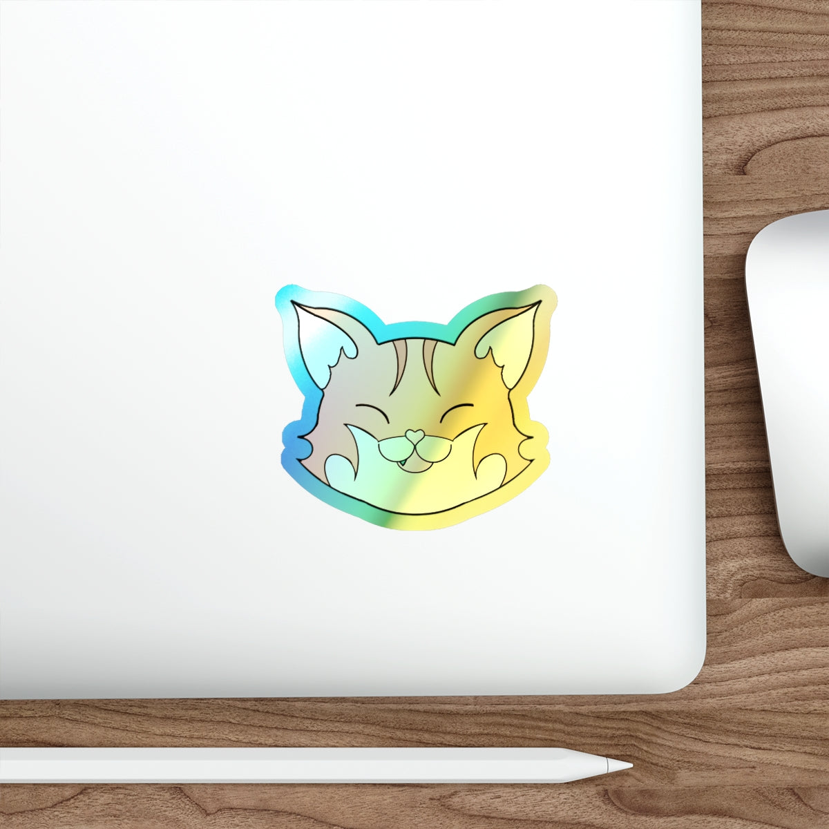 Stand out with the Holographic Die-cut Stickers available at Hey Nugget. Grab yours today!