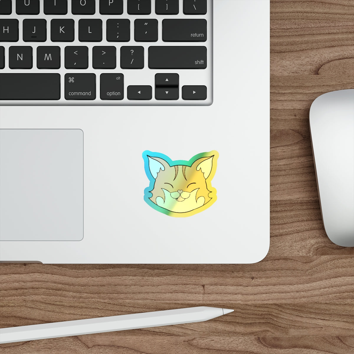 Stand out with the Holographic Die-cut Stickers available at Hey Nugget. Grab yours today!