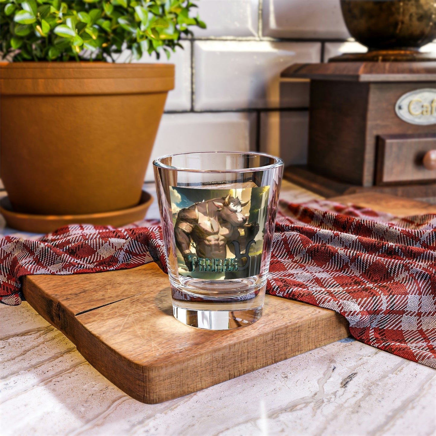 Stand out with the zodiac Tauros Shot Glass, 1.5oz available at Hey Nugget. Grab yours today!