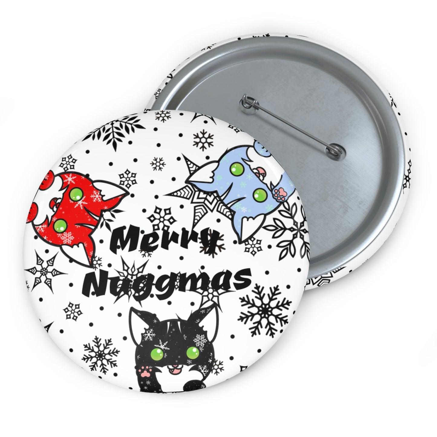 Stand out with the Nuggmas Pin Buttons available at Hey Nugget. Grab yours today!