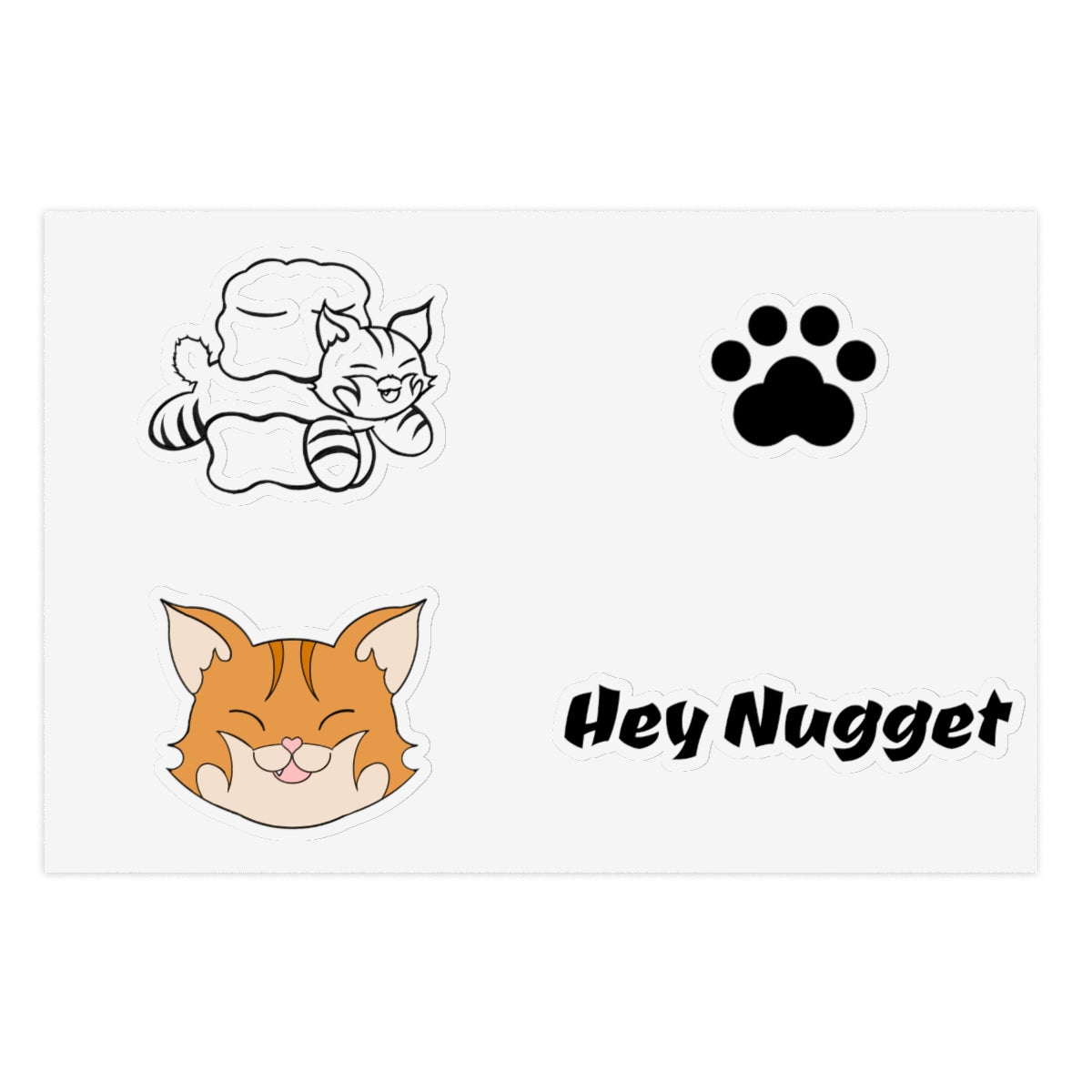 Stand out with the Sticker Sheets available at Hey Nugget. Grab yours today!