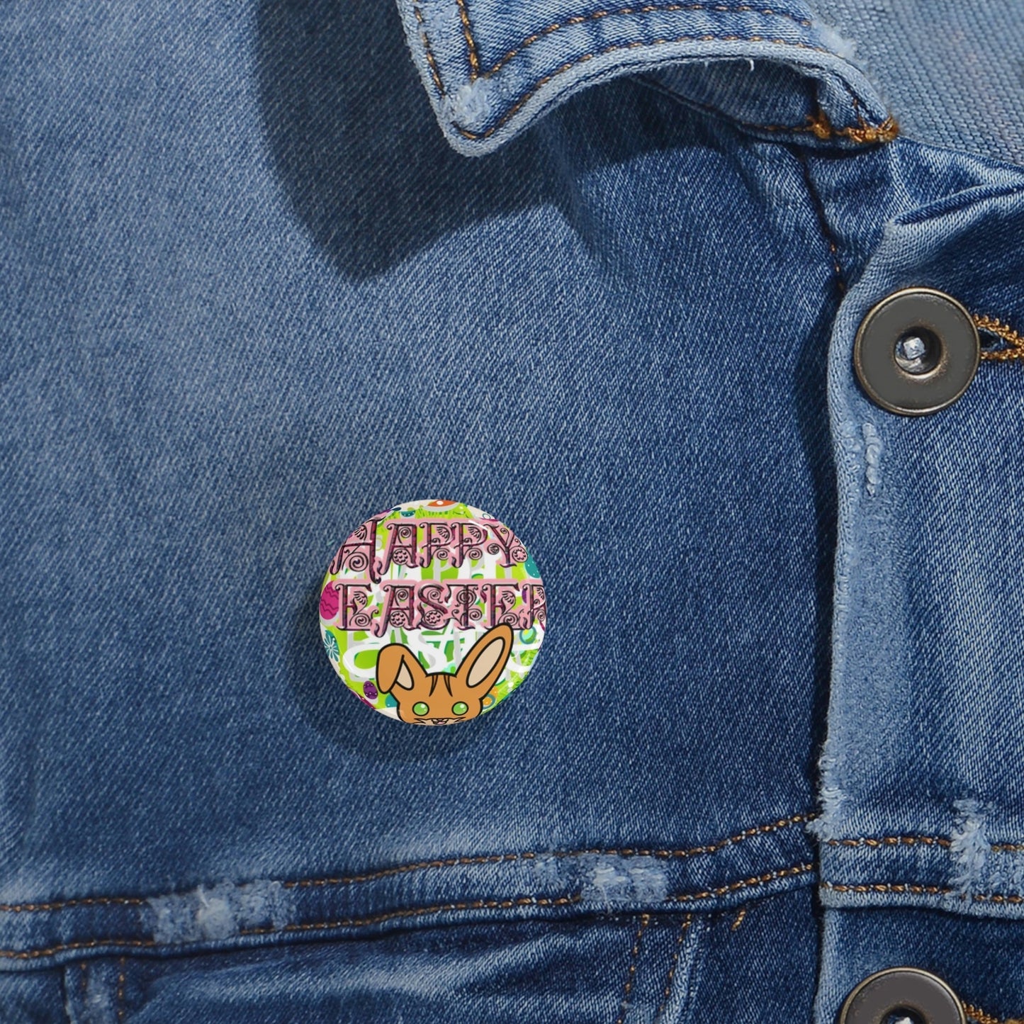 Stand out with the Easter Nugget Round Pins available at Hey Nugget. Grab yours today!