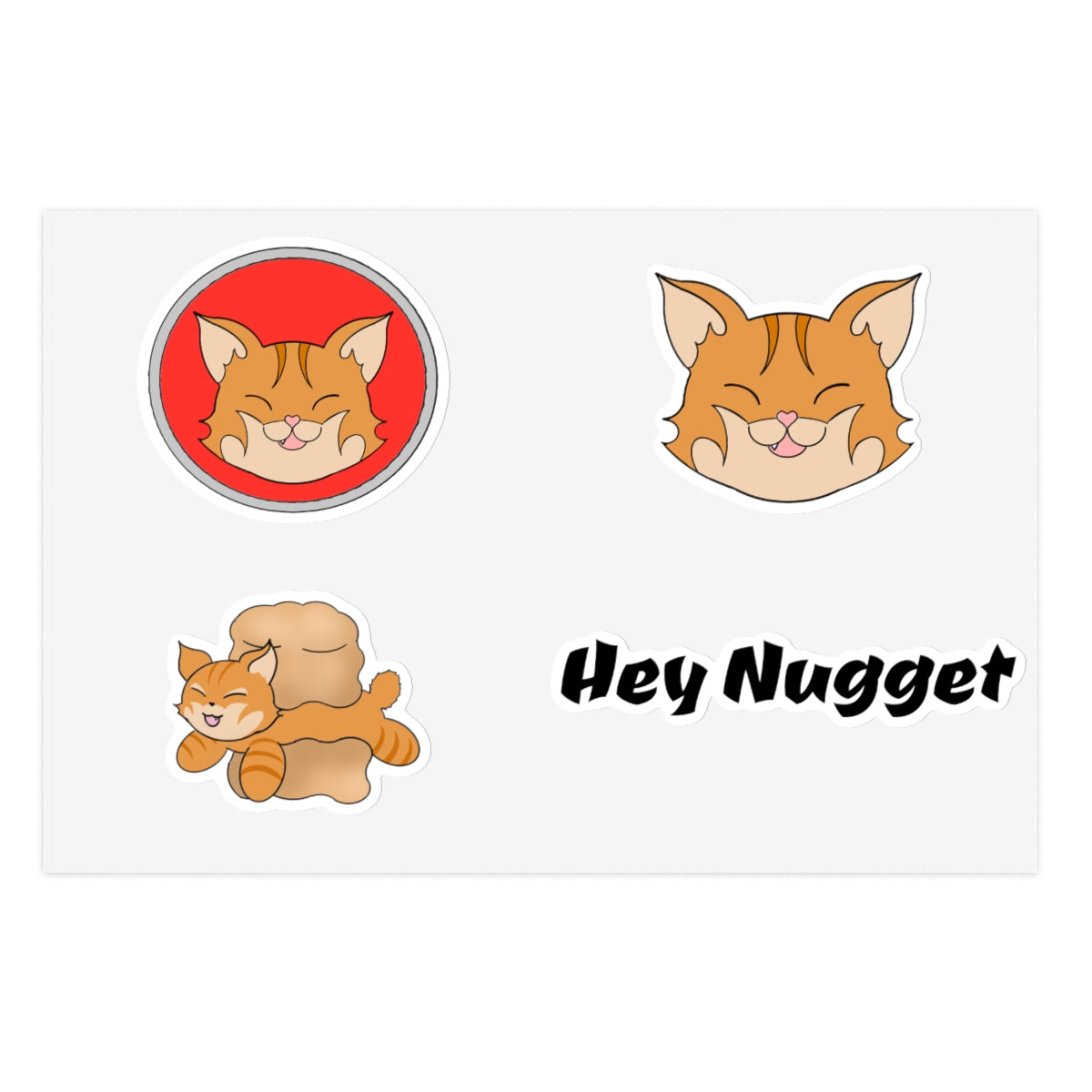 Stand out with the Sticker Sheets available at Hey Nugget. Grab yours today!