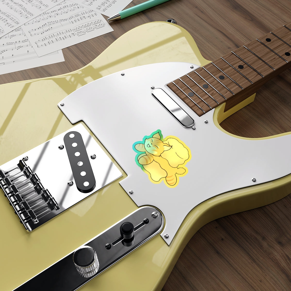 Stand out with the Holographic Die-cut Stickers available at Hey Nugget. Grab yours today!