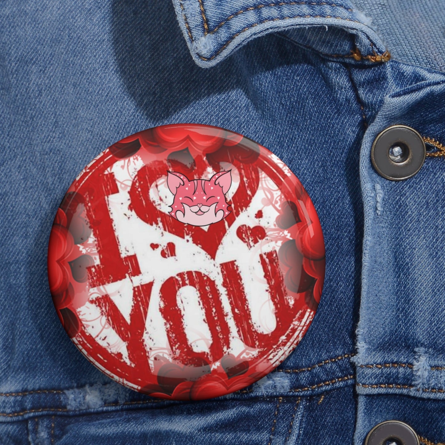 Stand out with the Nuggntine Pin Buttons available at Hey Nugget. Grab yours today!