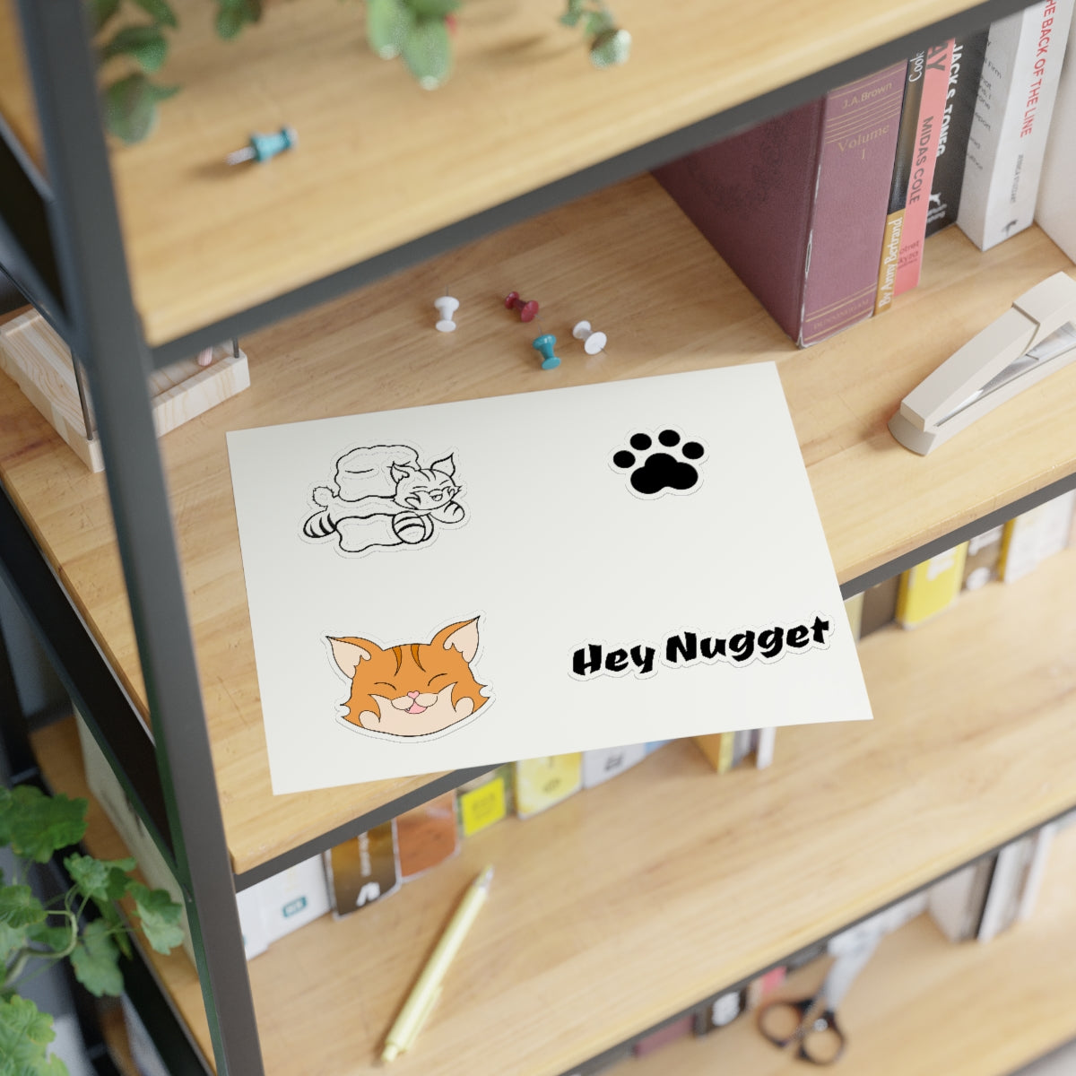 Stand out with the Sticker Sheets available at Hey Nugget. Grab yours today!