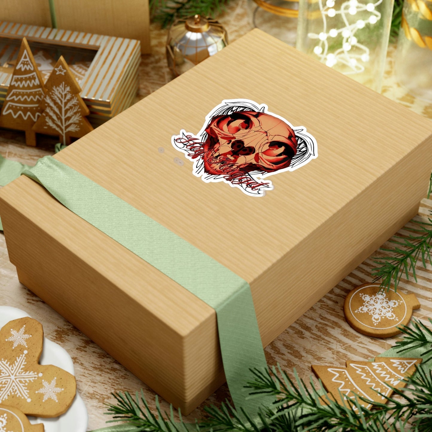 Stand out with the Hey Nugget Skull Vinyl Die-Cut Stickers available at Hey Nugget. Grab yours today!