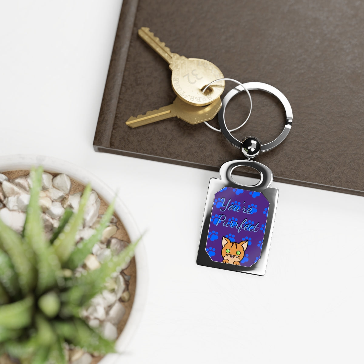 Stand out with the Rectangle Photo Keyring available at Hey Nugget. Grab yours today!