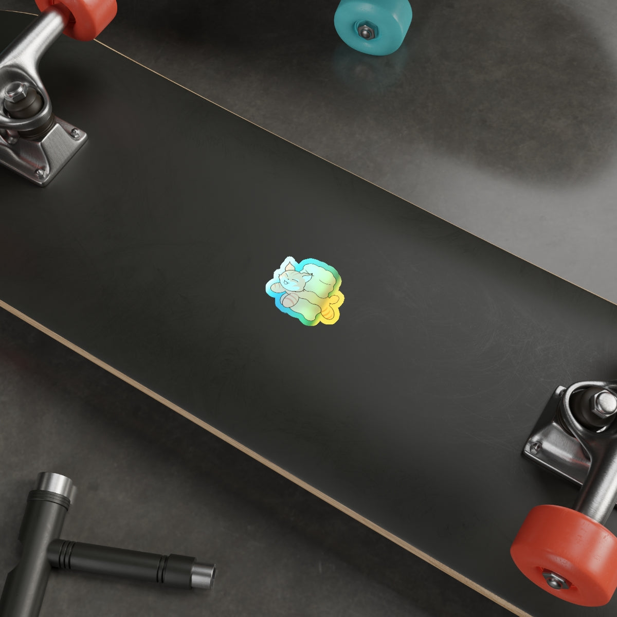 Stand out with the Holographic Die-cut Stickers available at Hey Nugget. Grab yours today!