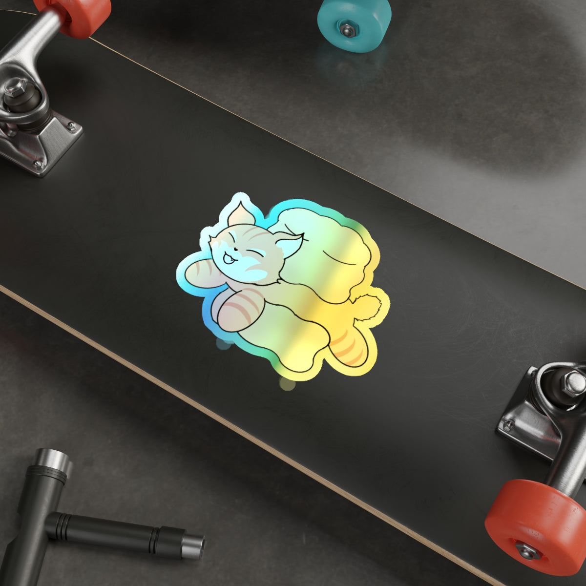 Stand out with the Holographic Die-cut Stickers available at Hey Nugget. Grab yours today!