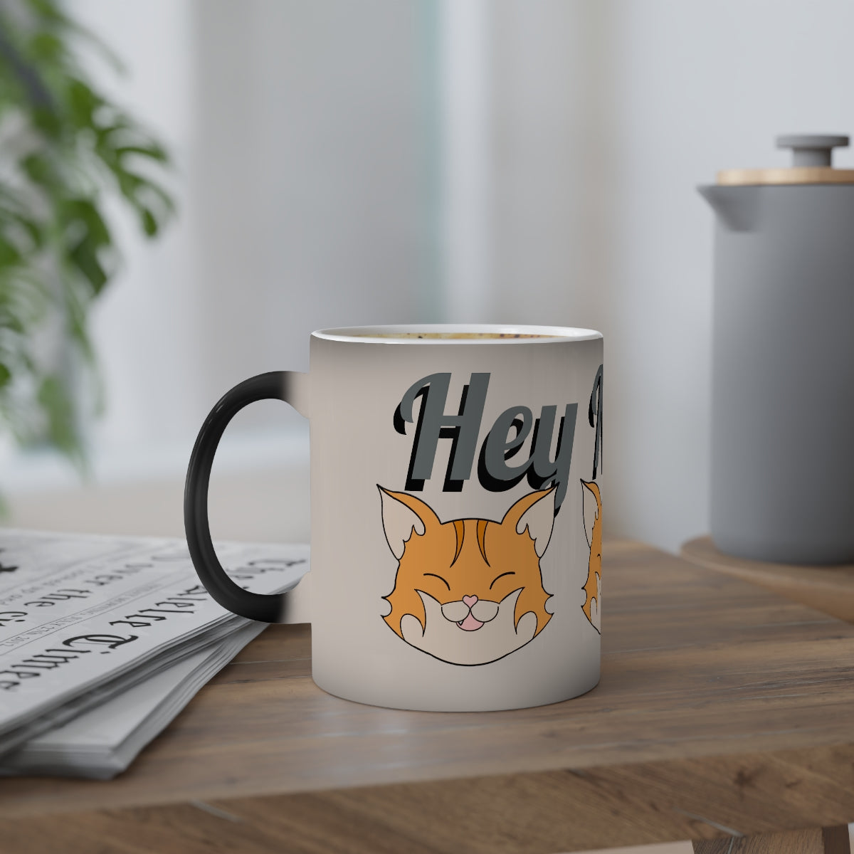 Stand out with the Color-Changing Mug, 11oz available at Hey Nugget. Grab yours today!