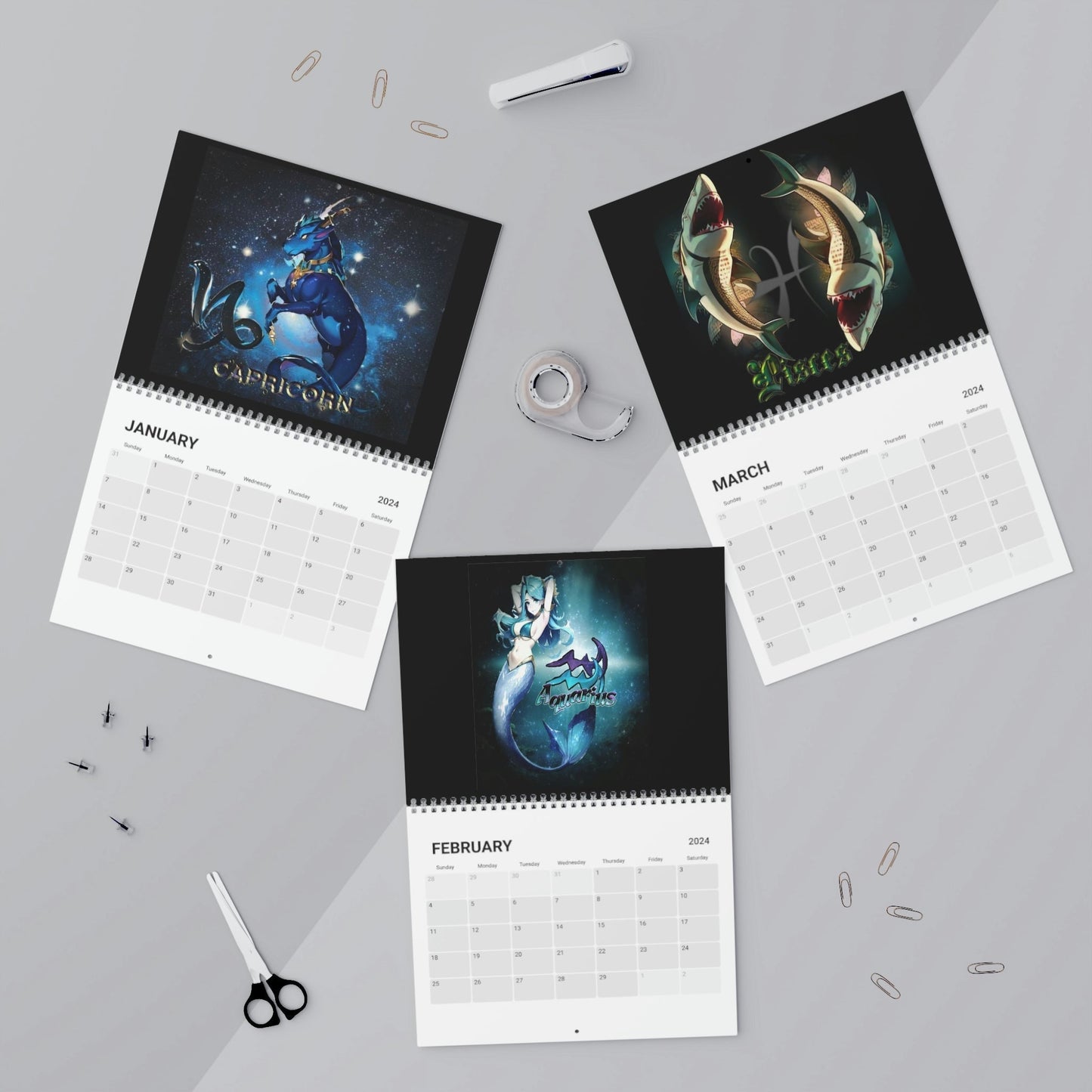 Stand out with the Zodiac Calendar (2024) available at Hey Nugget. Grab yours today!